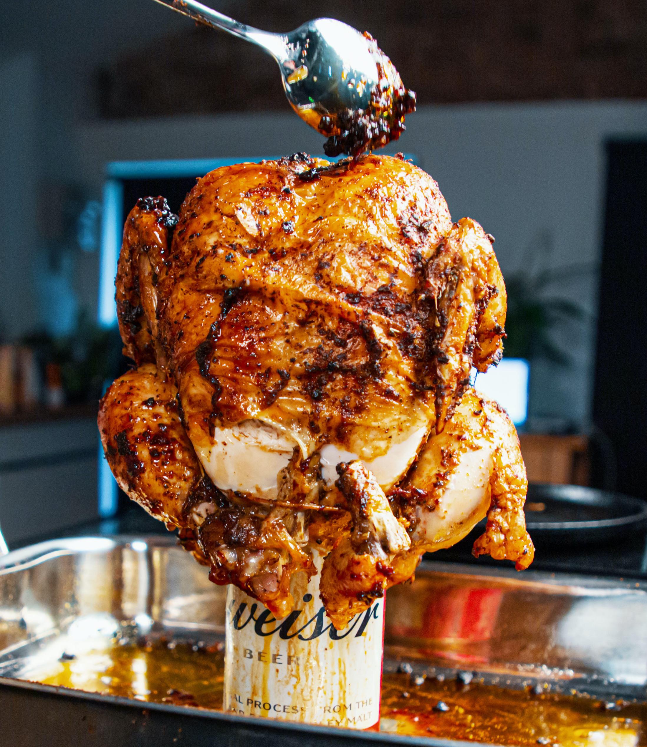 Roast Beer Can Chicken