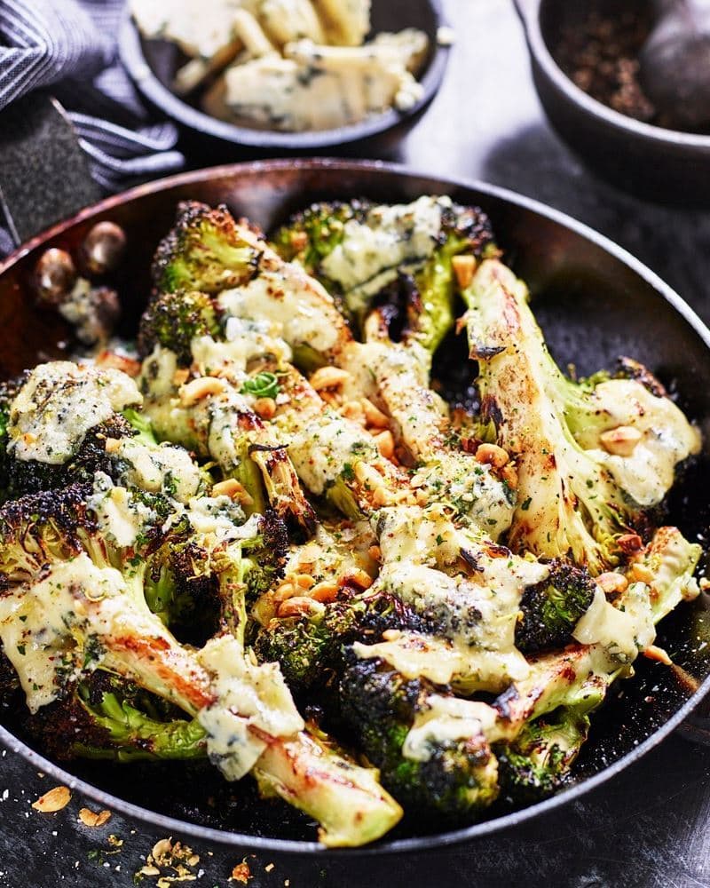 Castello uk grilled broccoli with blue cheese and roasted hazelnuts 1477004548