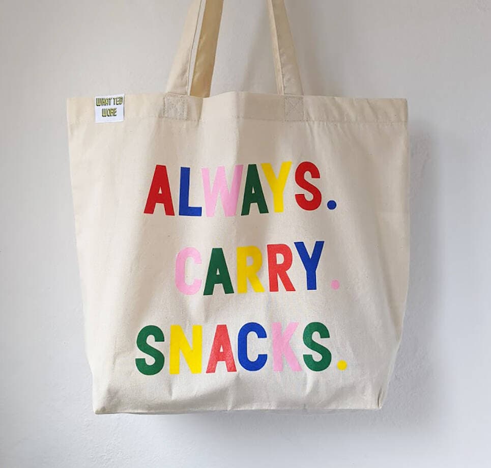 Always Carry Snacks Tote Bag