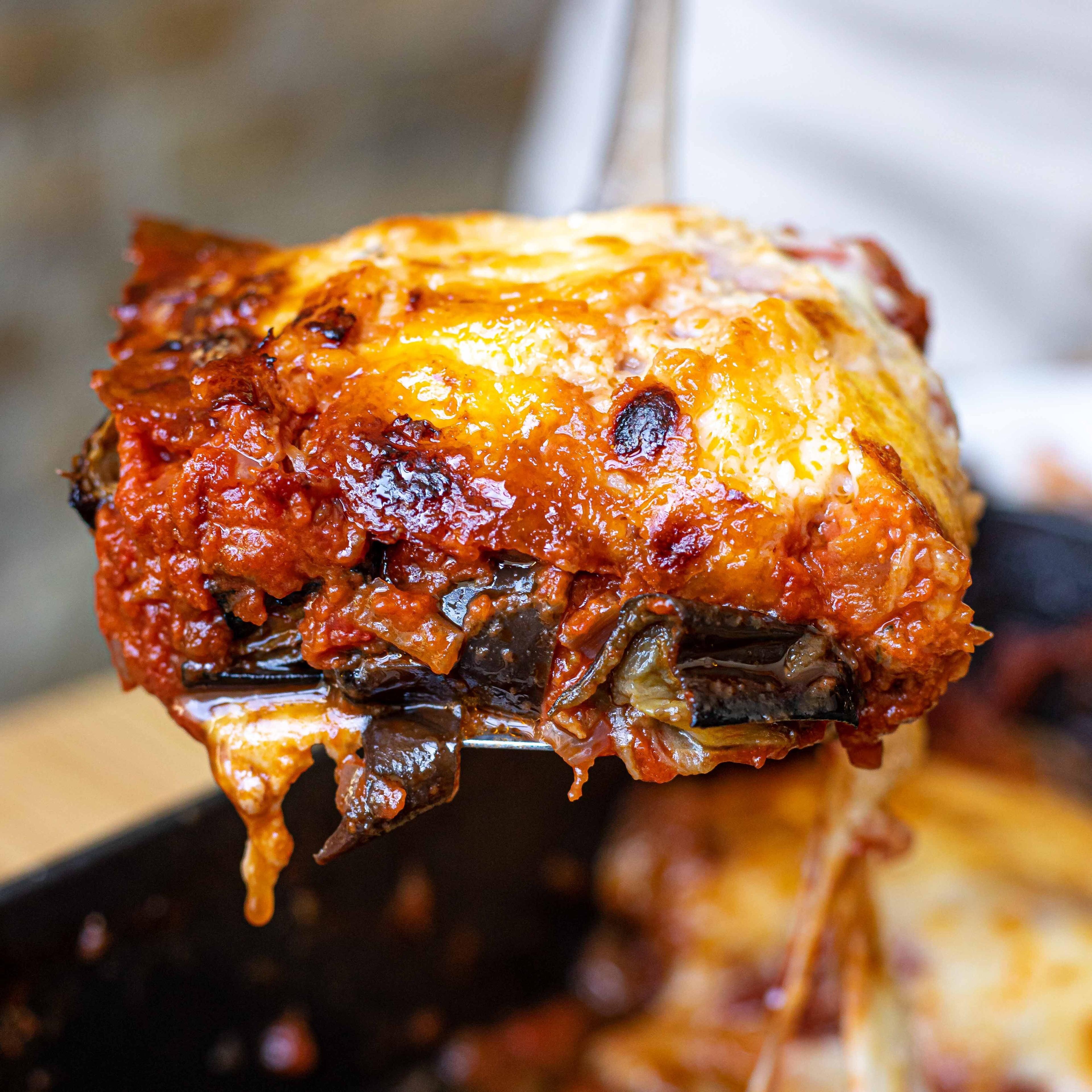 Aubergine Parmigiana