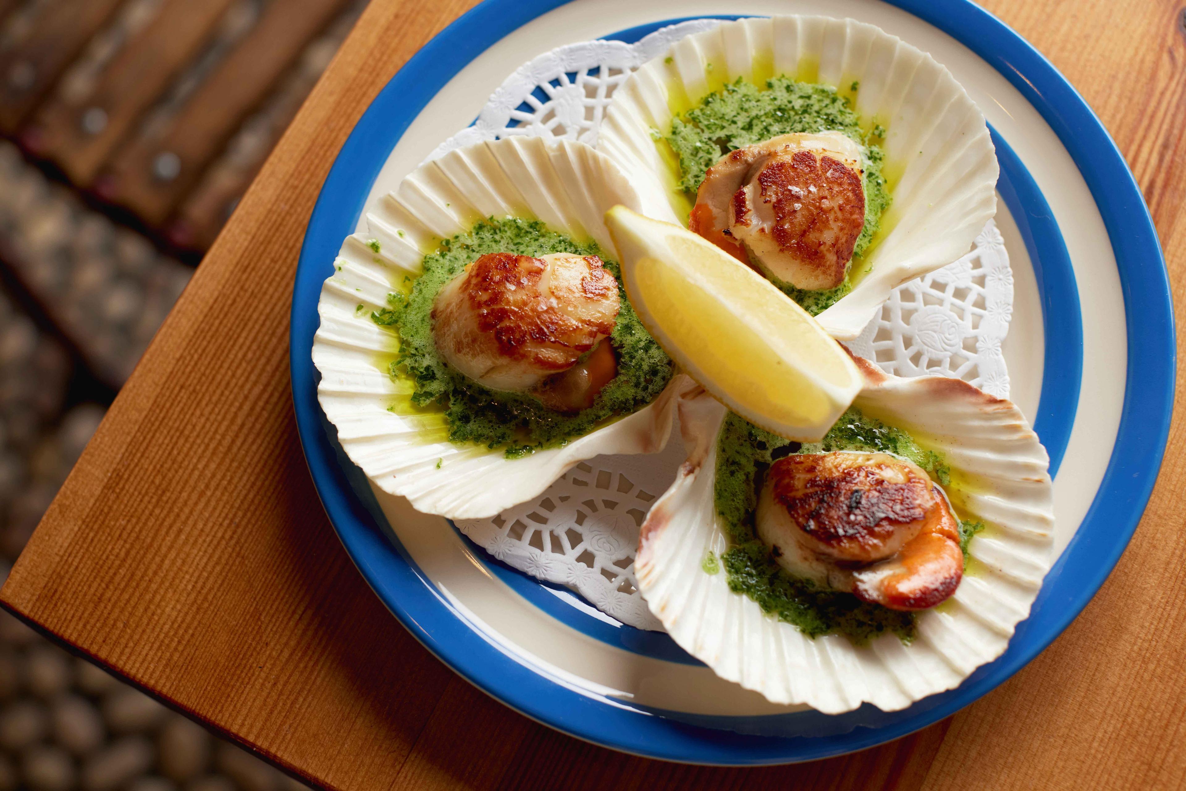 Best Restaurant Bath Scallop Shell