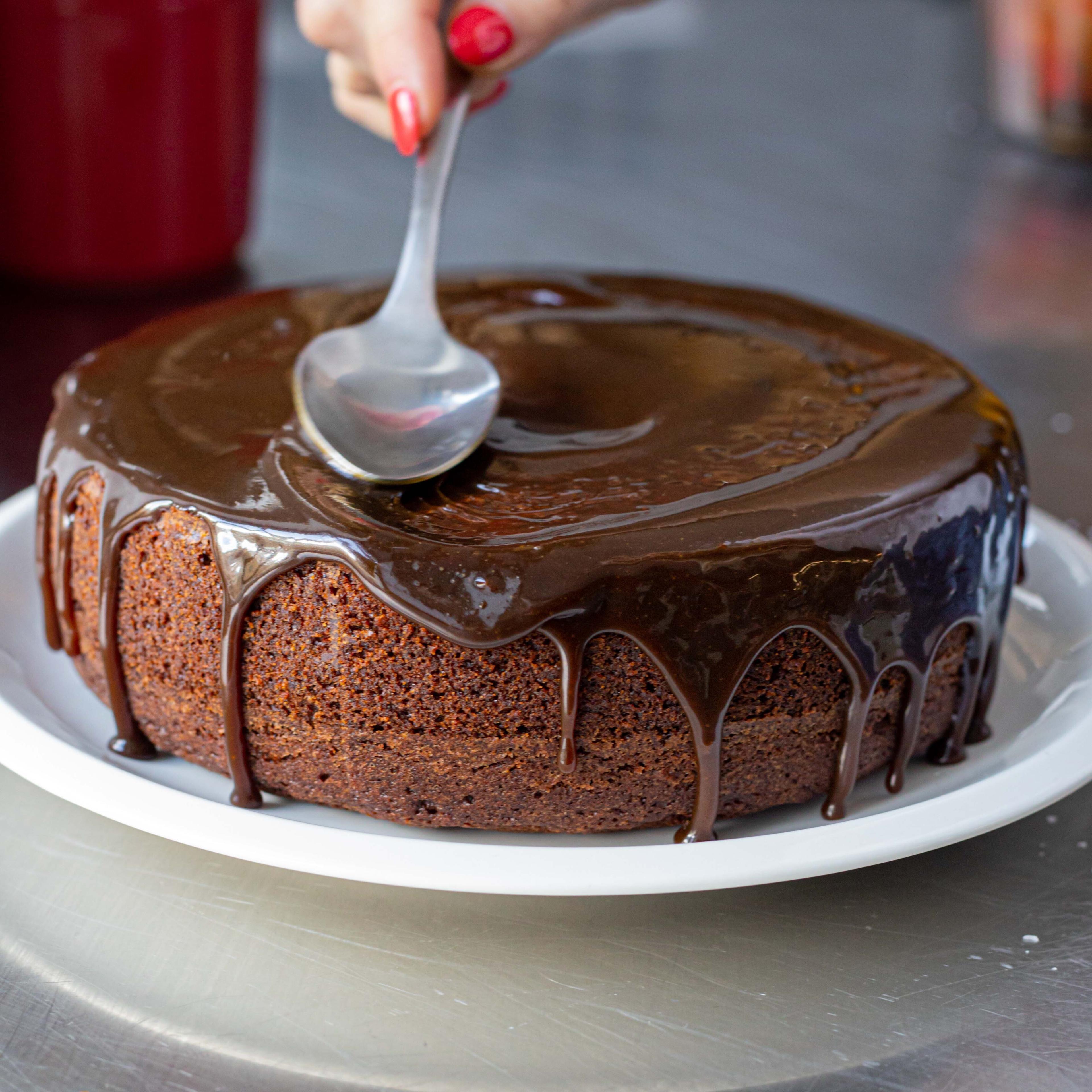 Coffee Caramel Yoghurt Cake