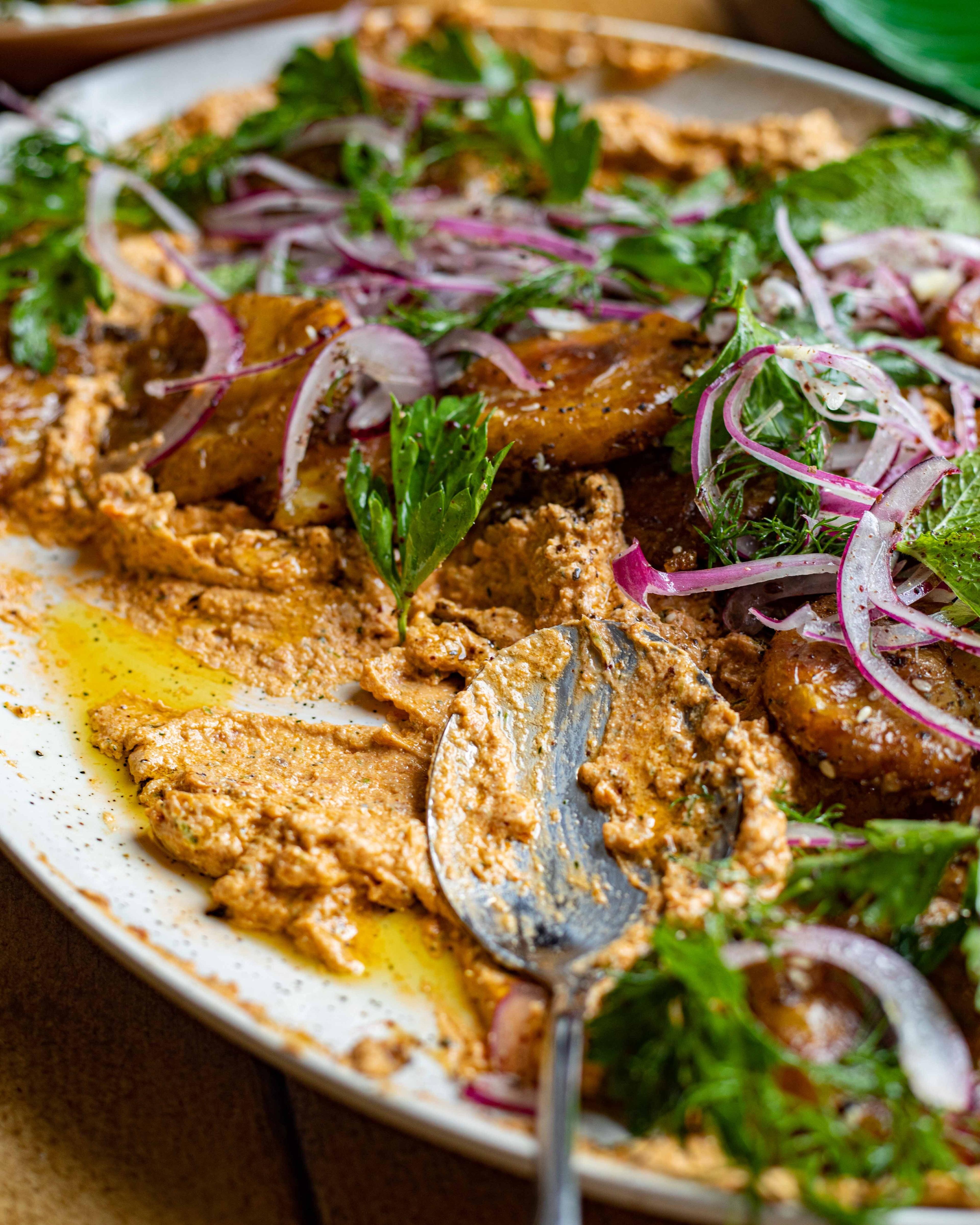 Eat The Heat Zaatar Smashed Potato Salad