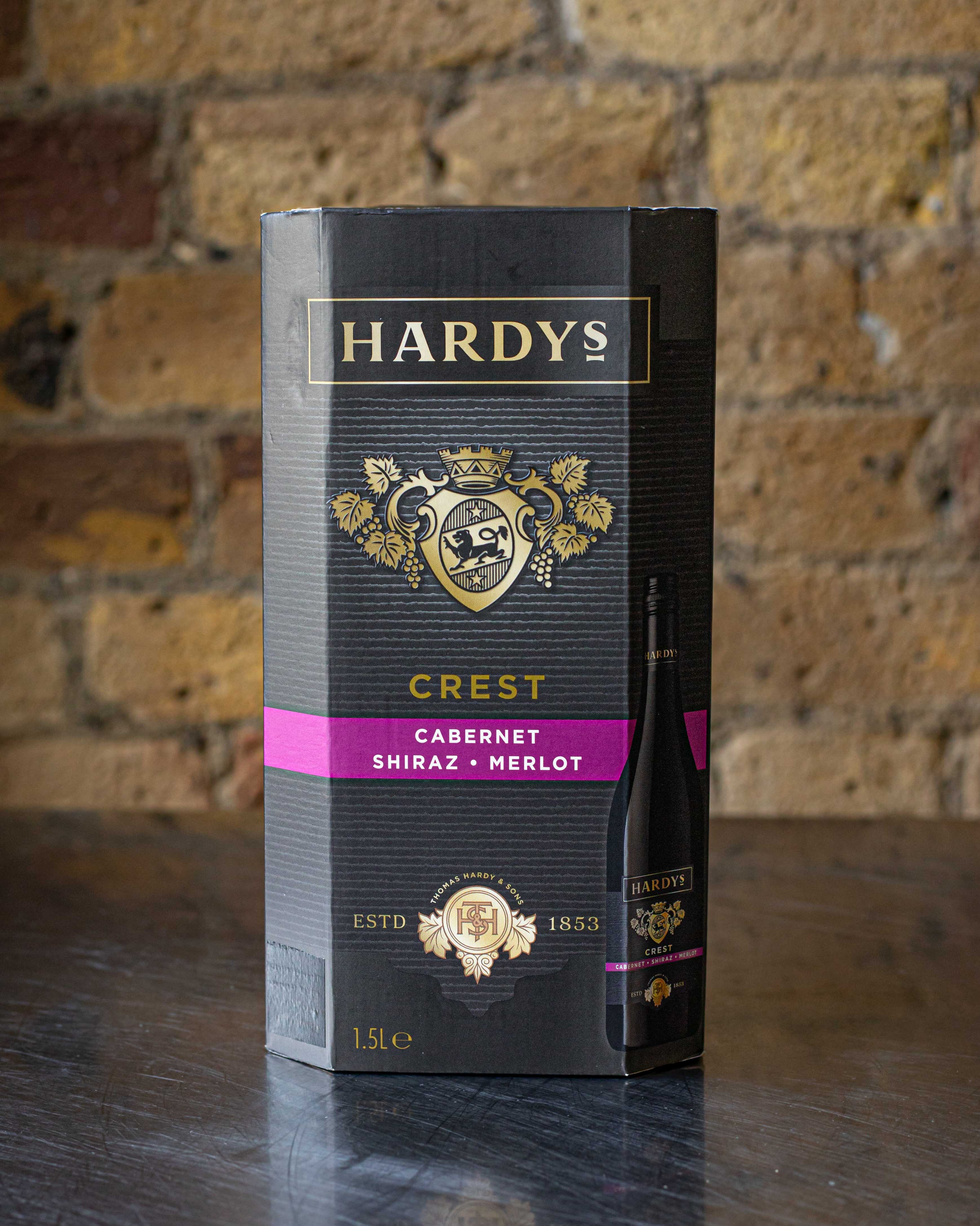 Hardys Boxed Wine Crest