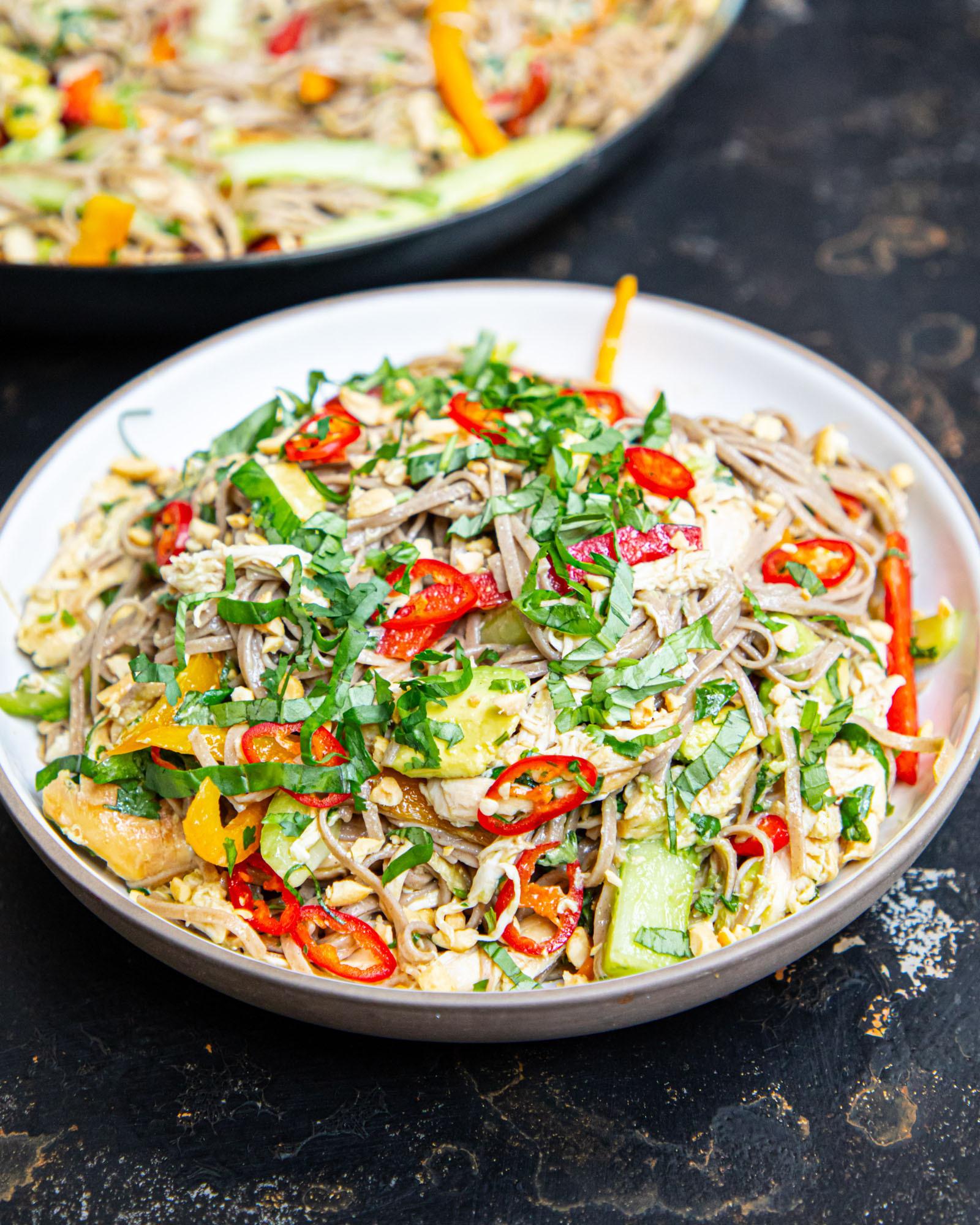 Chicken Soba Noodle Salad