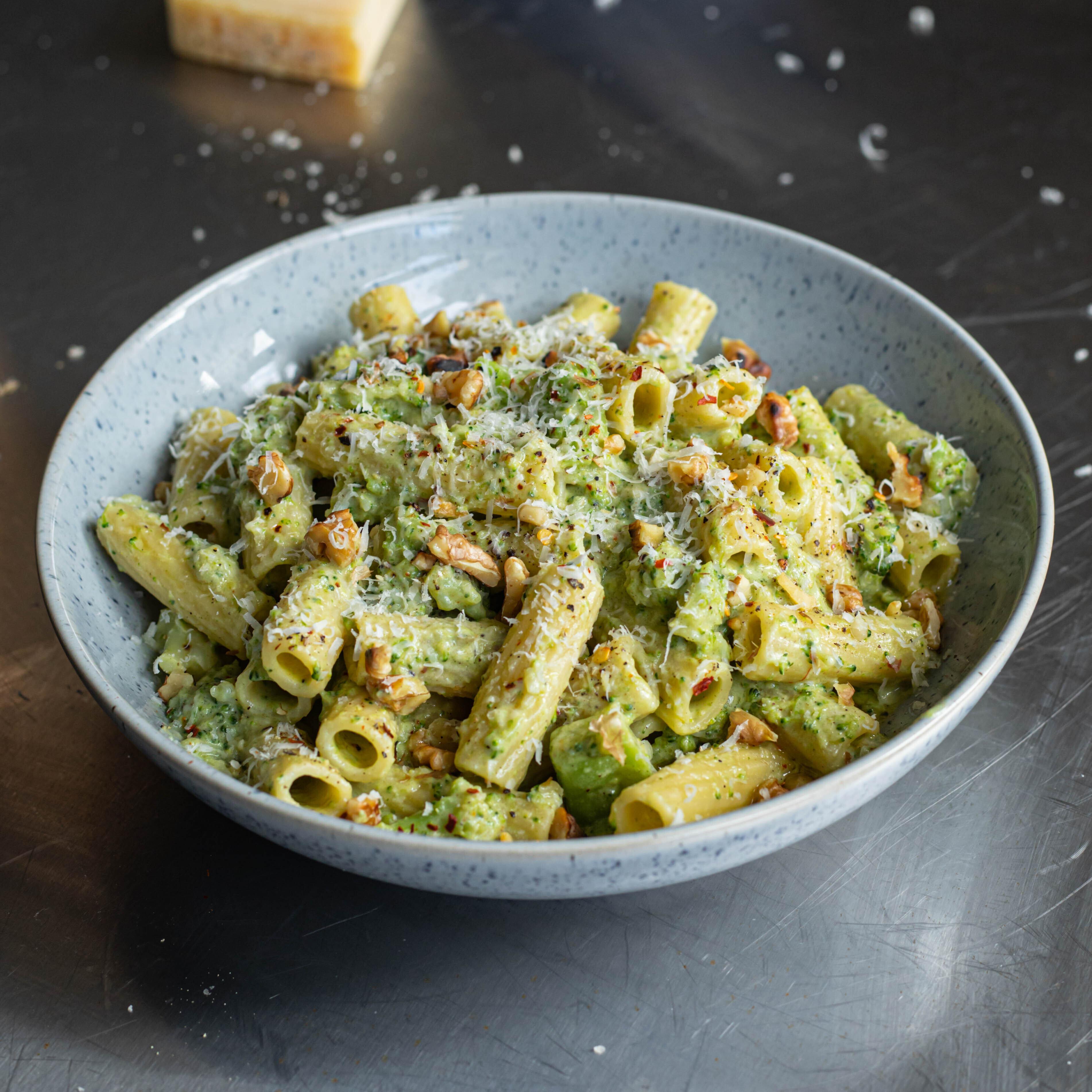 Broccoli and Walnut Rigatoni