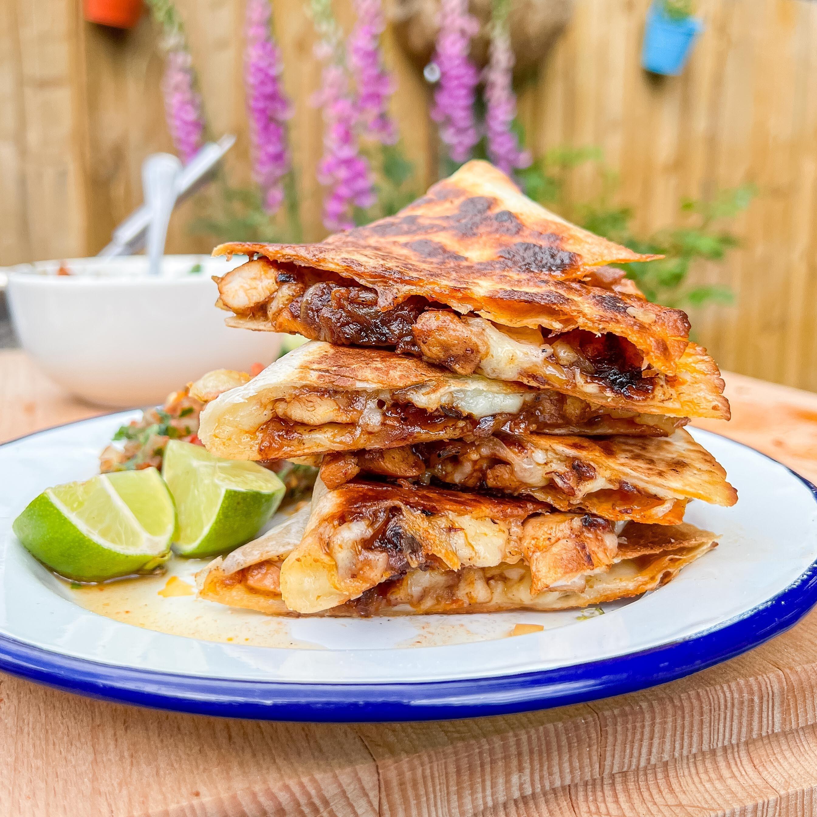 Chipotle Chicken Quesadillas