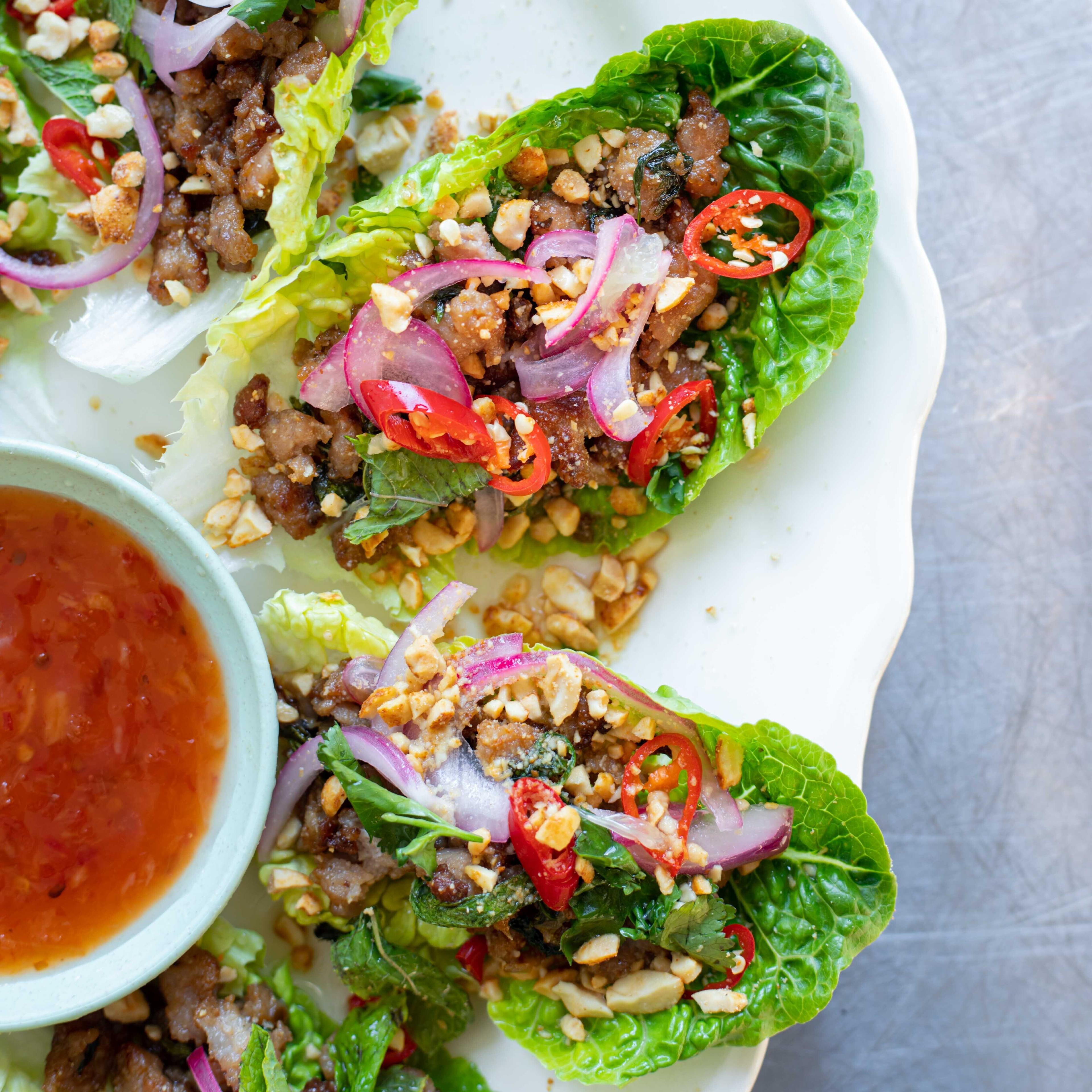 Pork Lettuce Cups