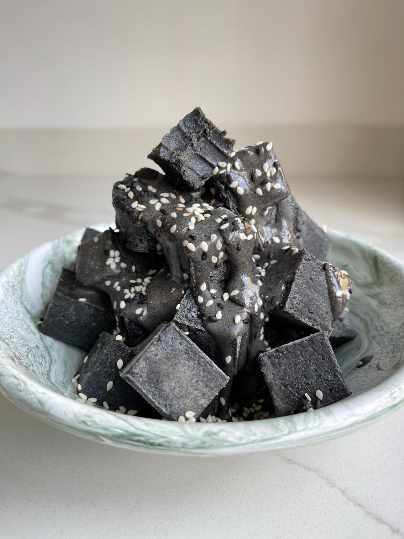 Black Tahini Fudge