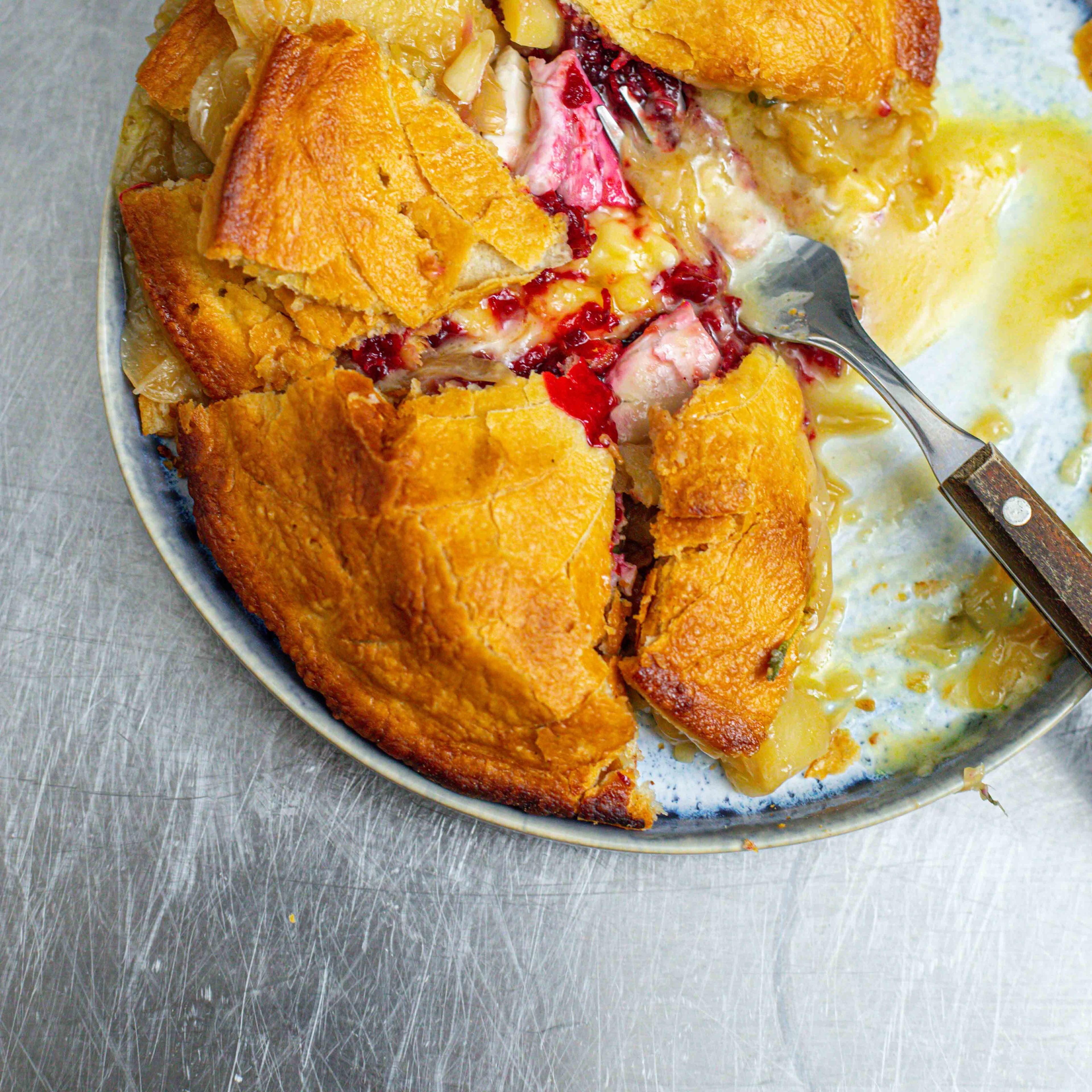 Caramelised Onion and Potato Pithivier 3