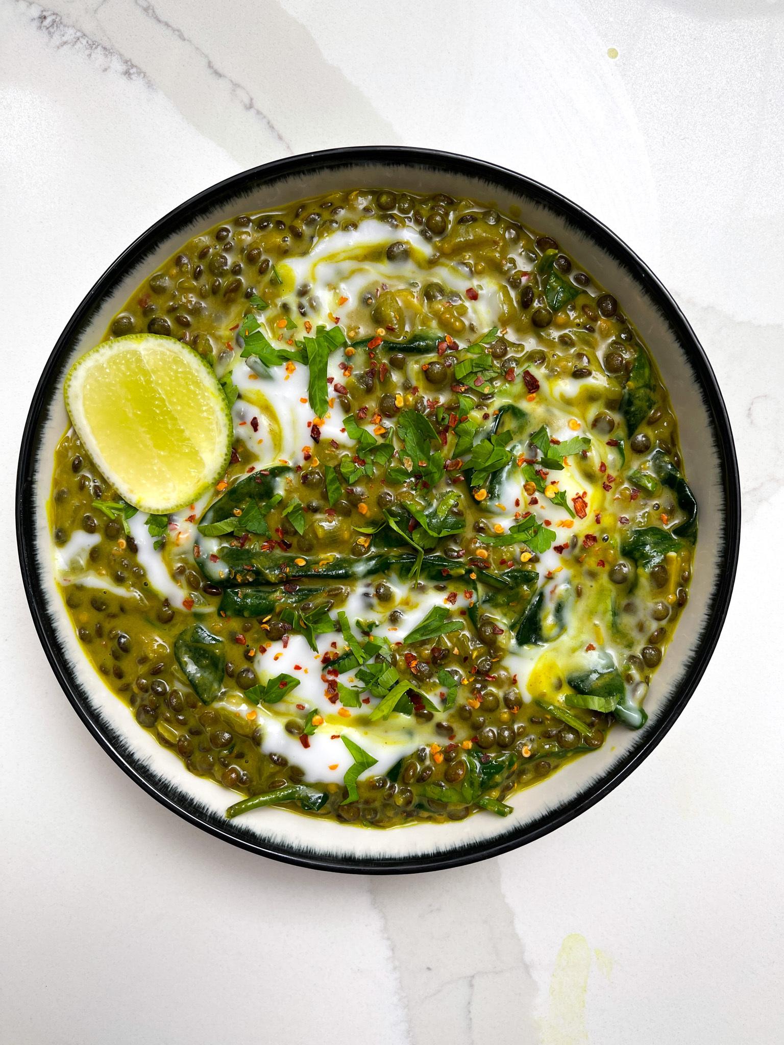 Coconut Curried Lentils