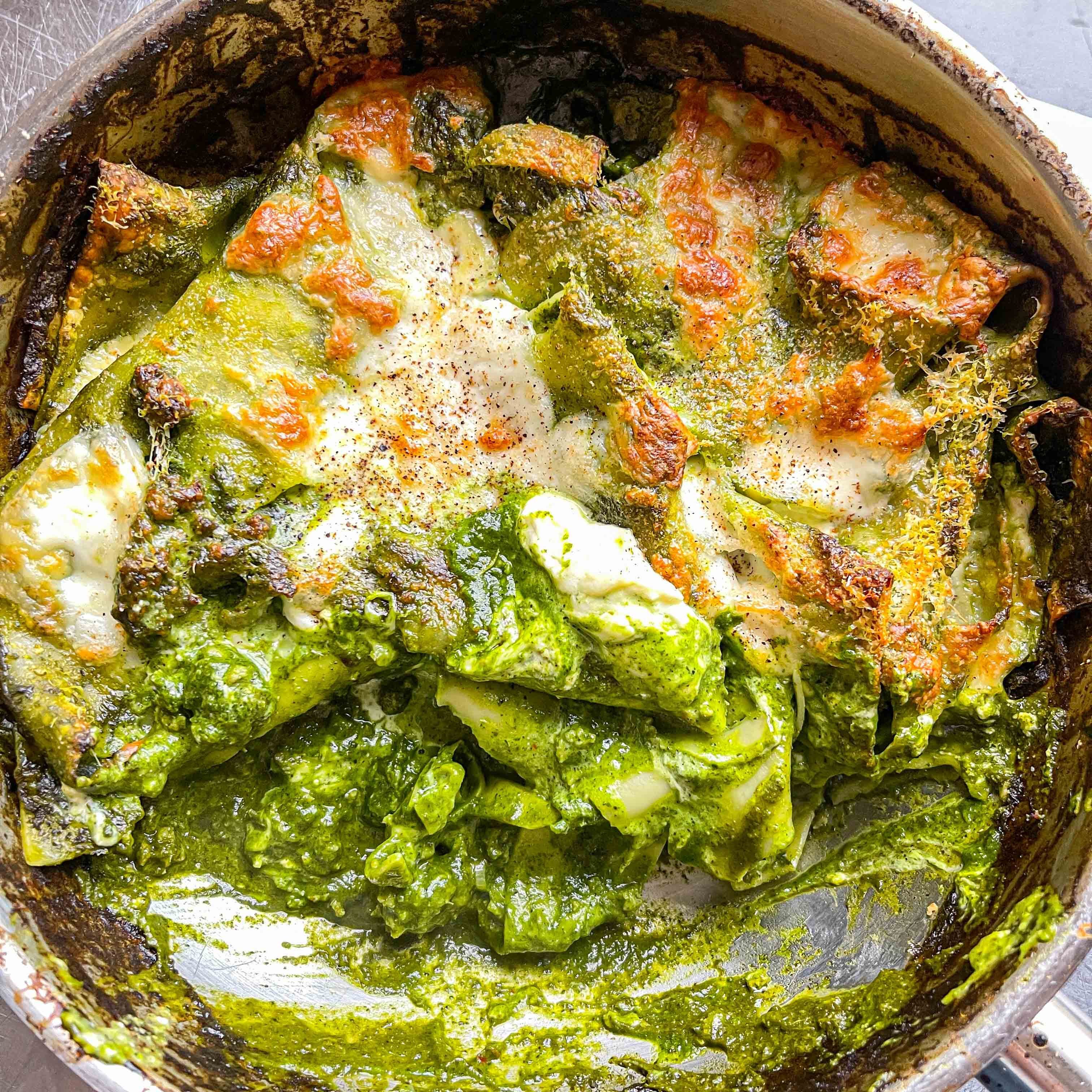 Sausage Greens Cheats Lasagne