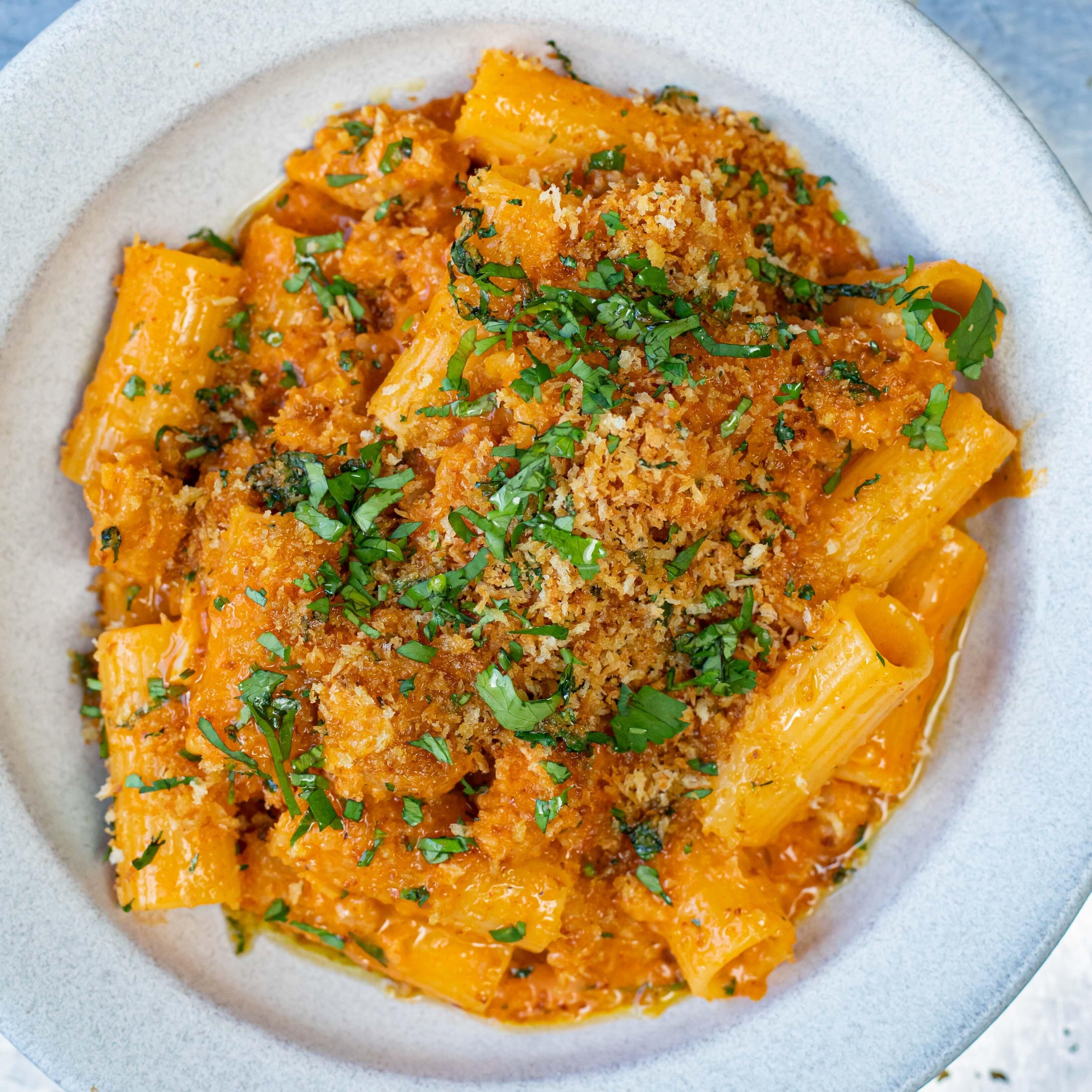 Vegan Sausage Rigatoni