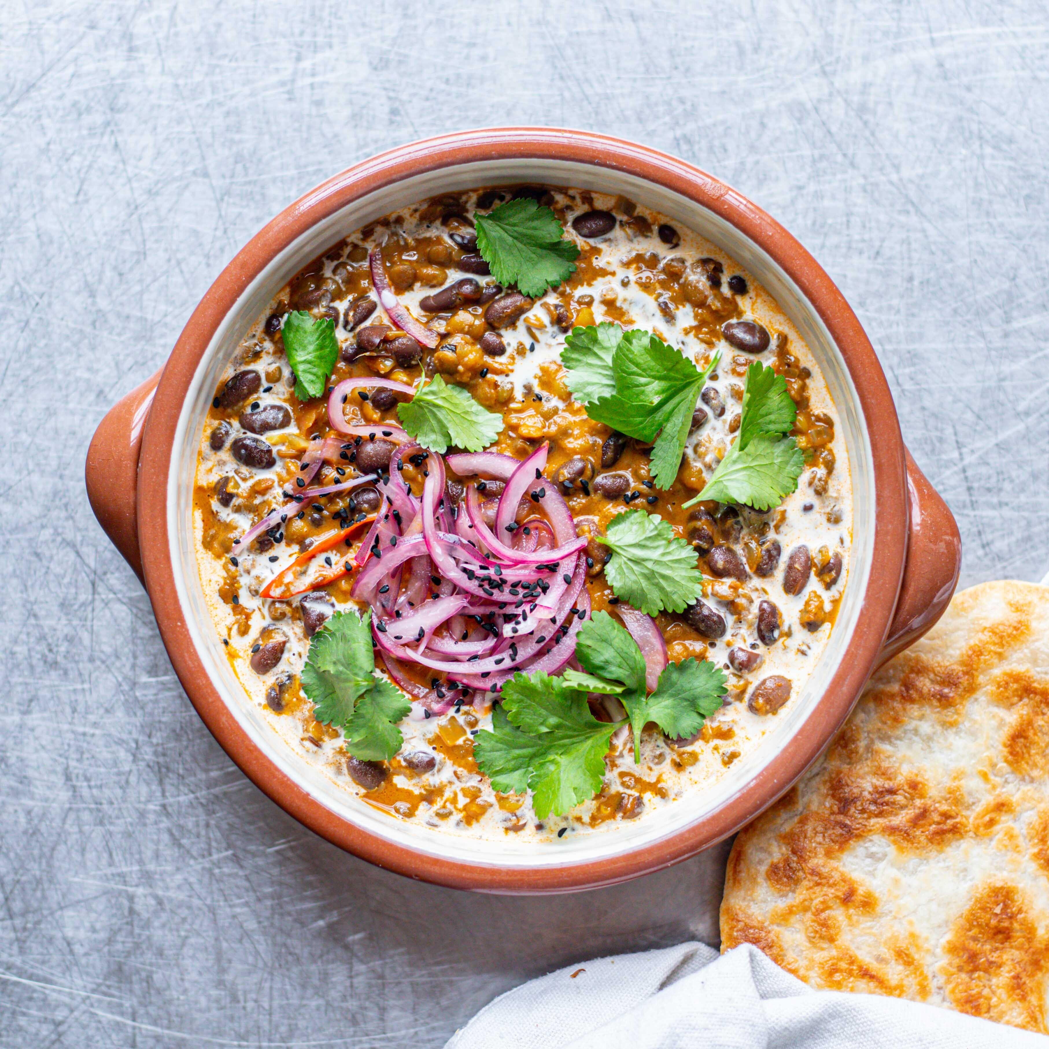 Black Bean Makhani Dal