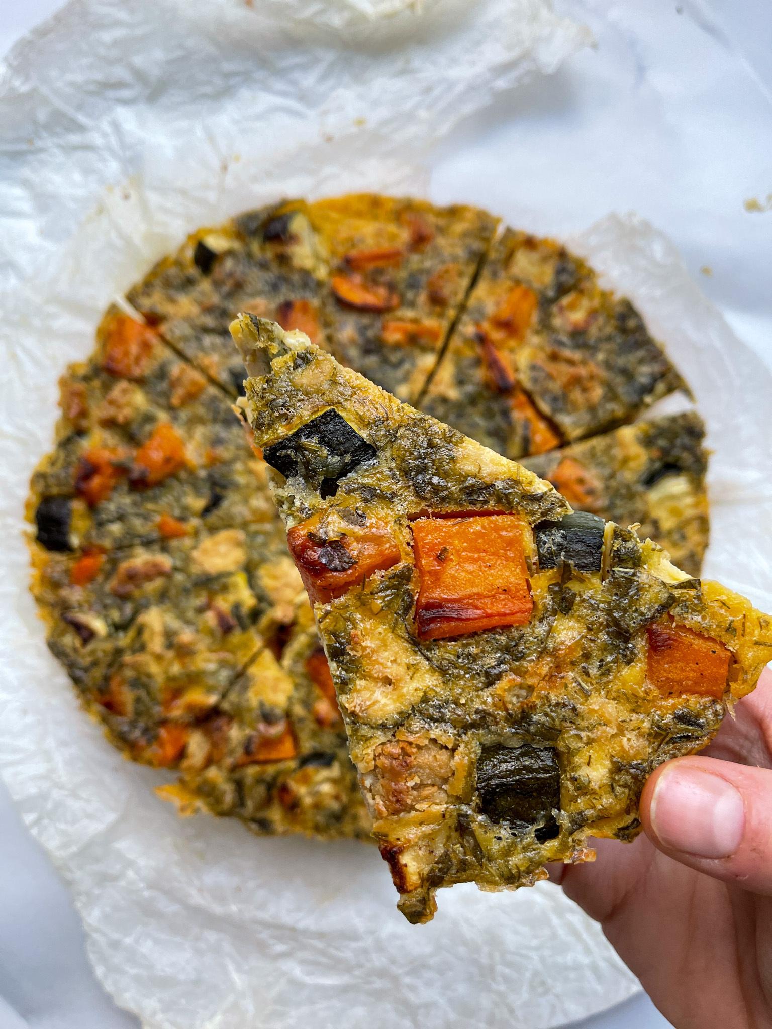 Chunky Veg Vegan Frittata