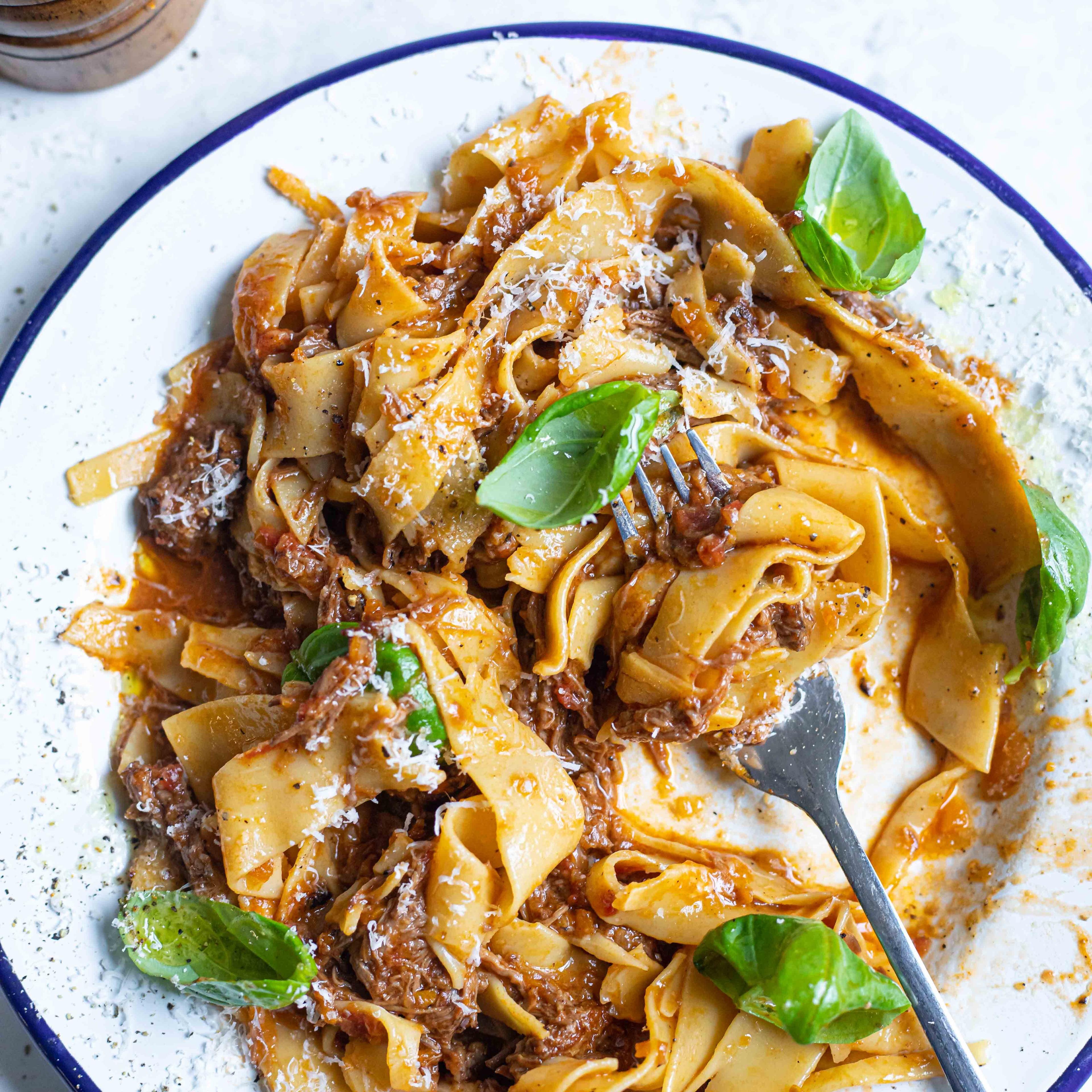 Marmite Beef Ragù With Pappardelle