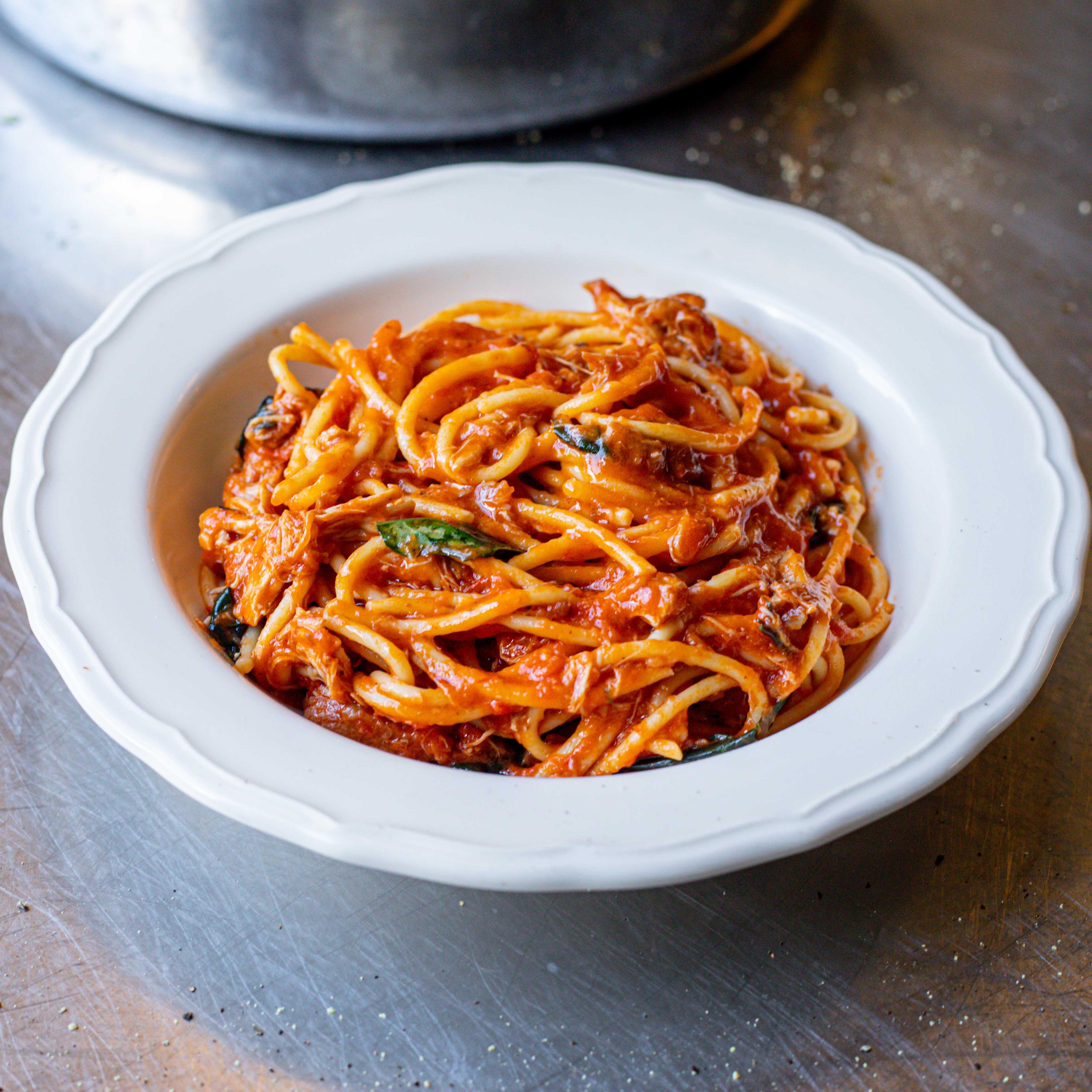 Slow Cooker Chicken Thigh Ragu