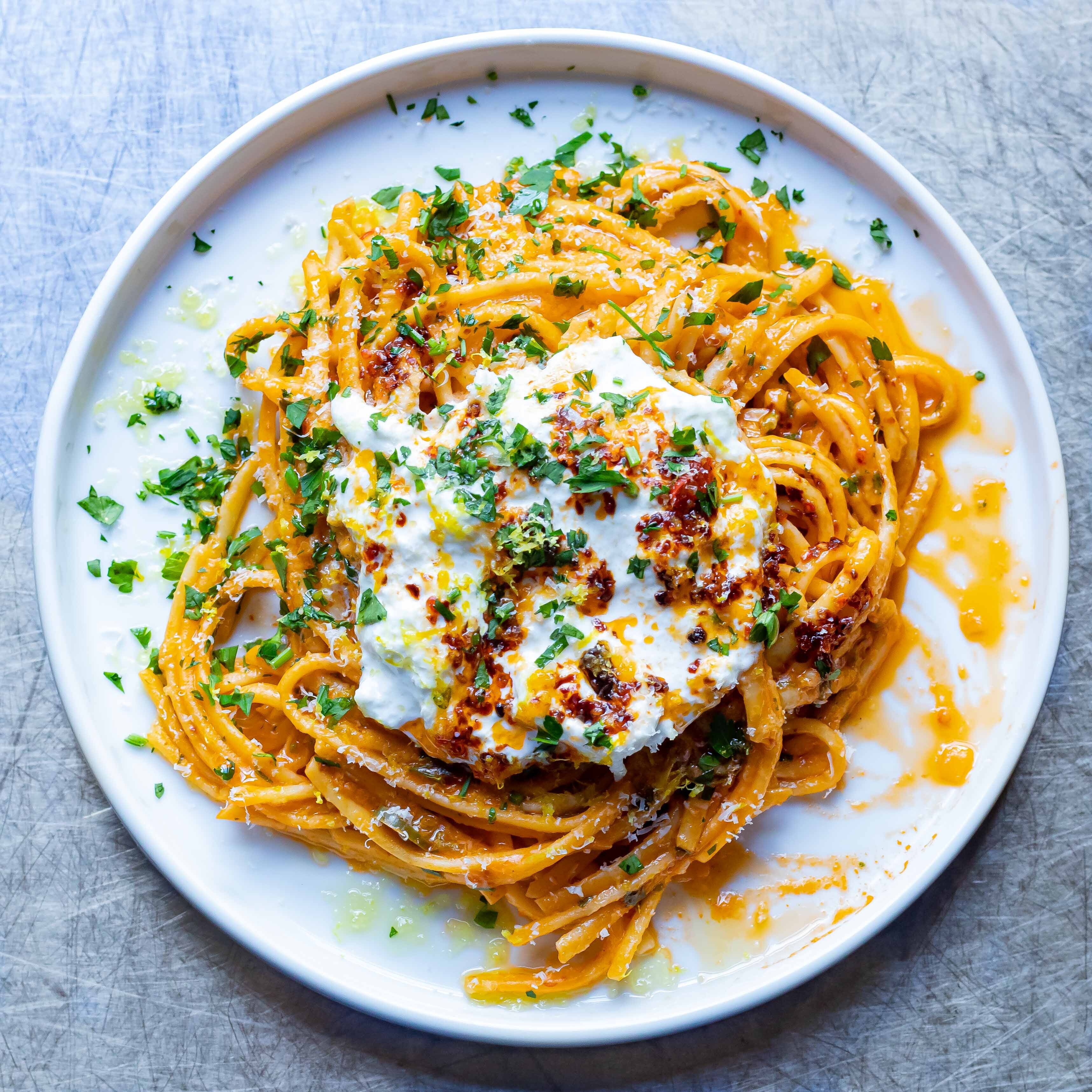 Buttery Three Chilli Linguine