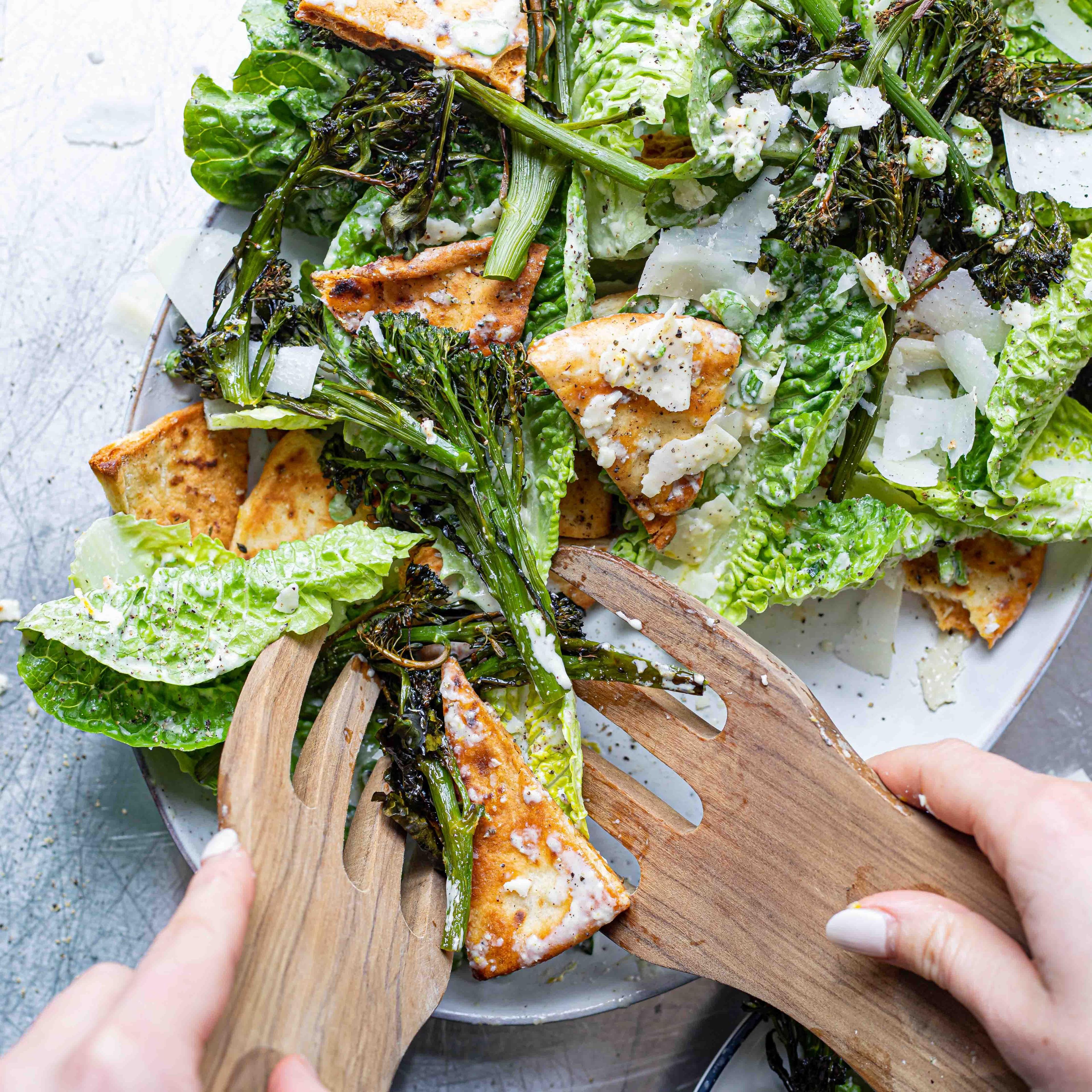 Caesar Broccoli Salad