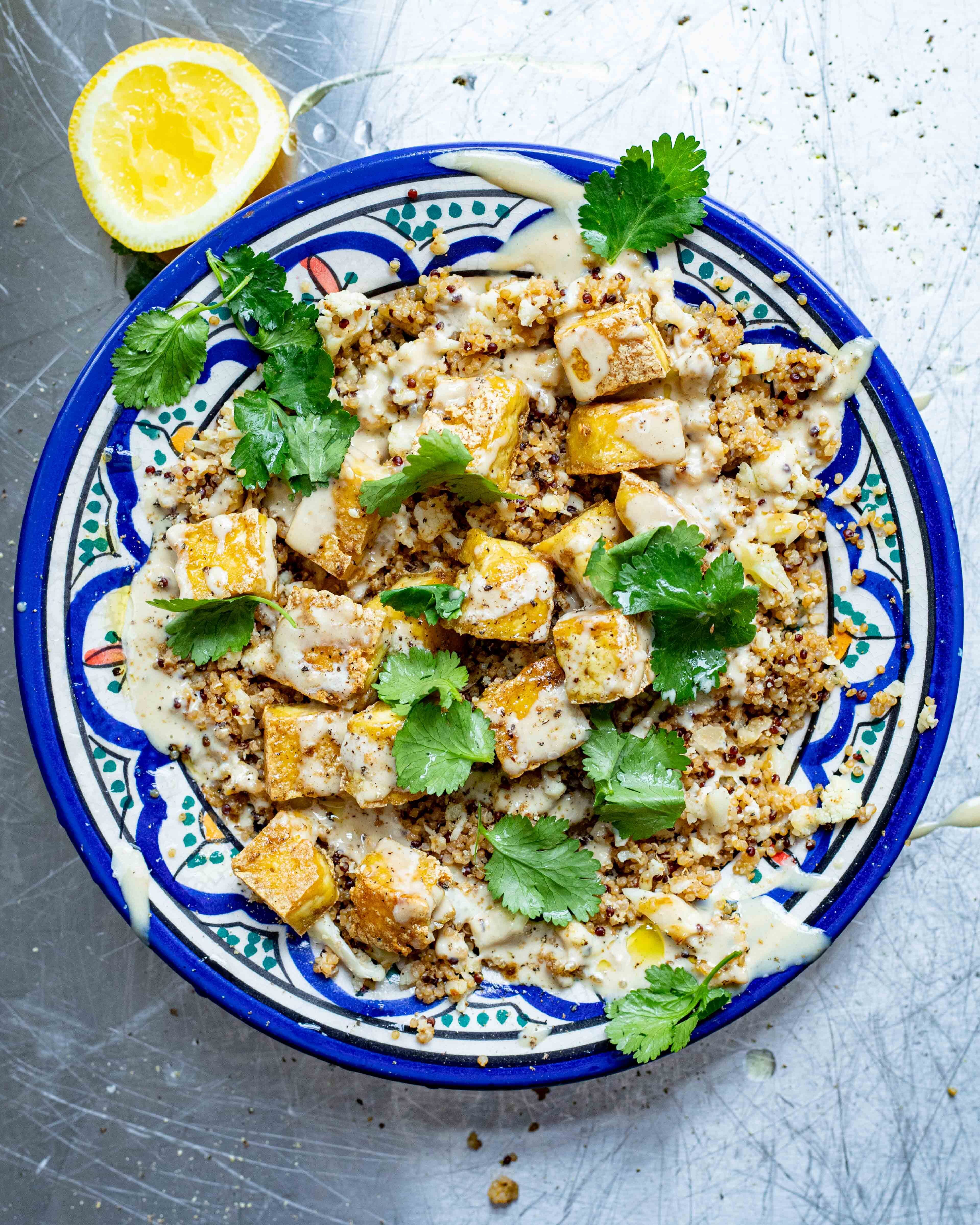 Crispy Tofu With Spiced Rice