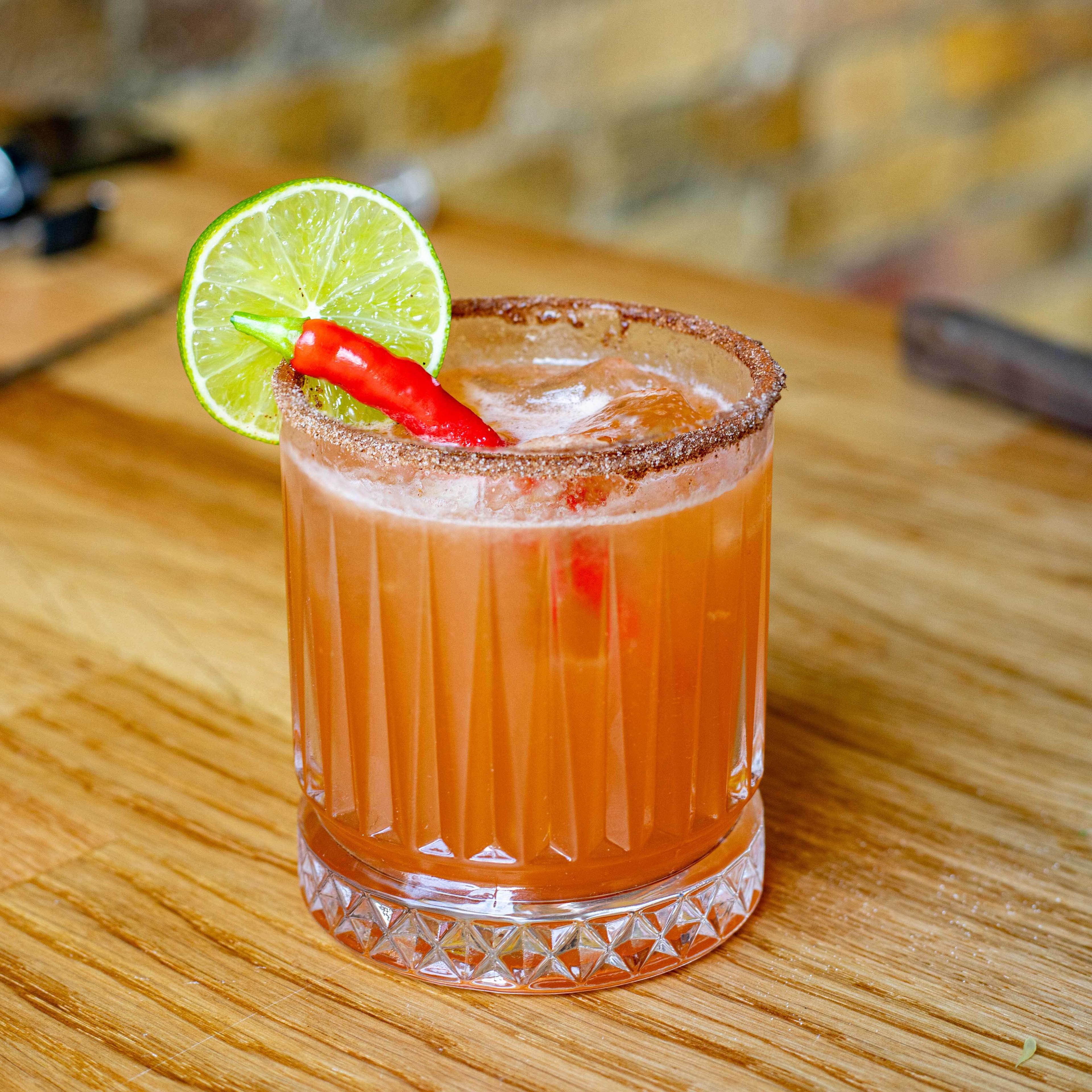 Inchs Cider Mezcal Margarita