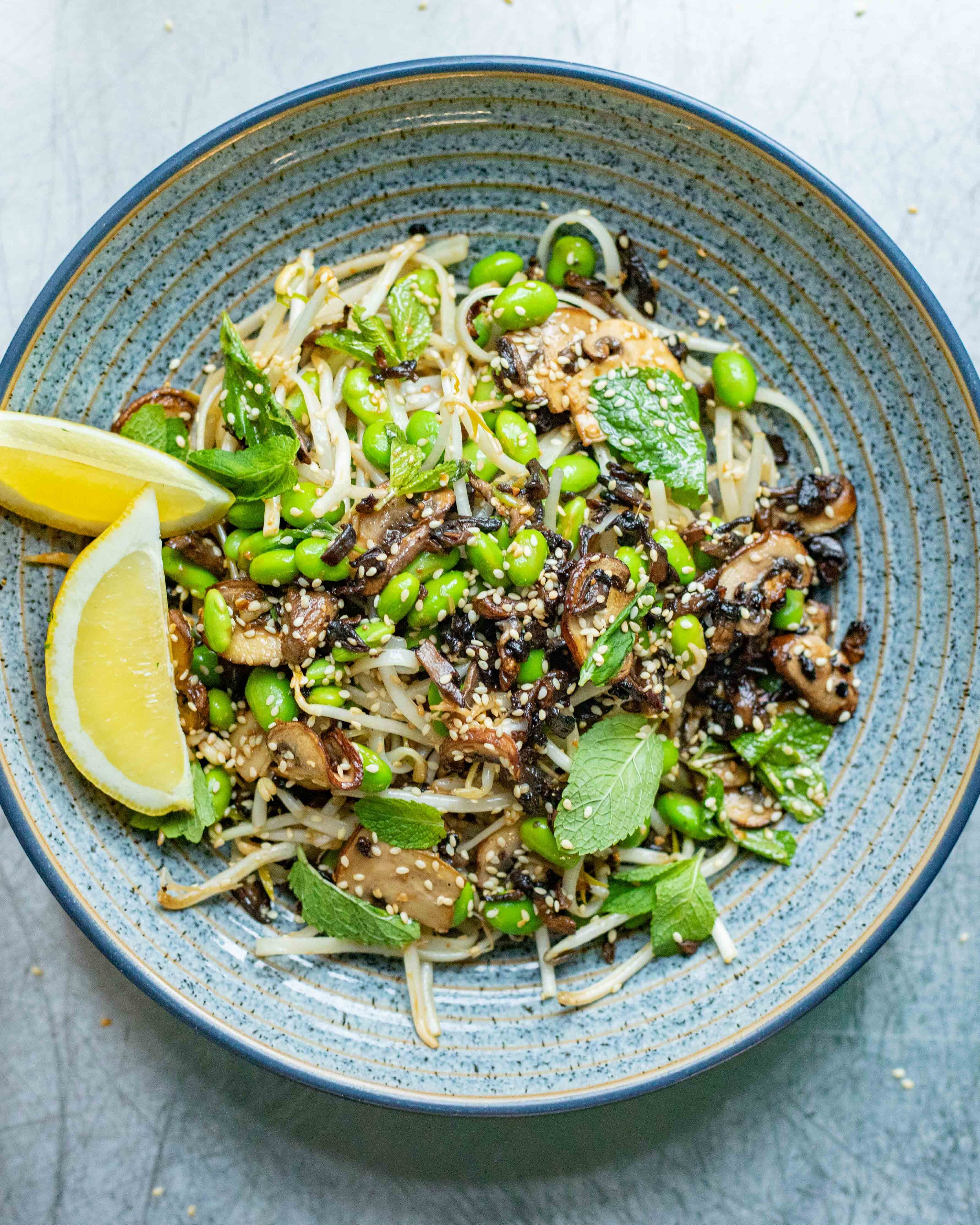 Miso Mushroom Noodles