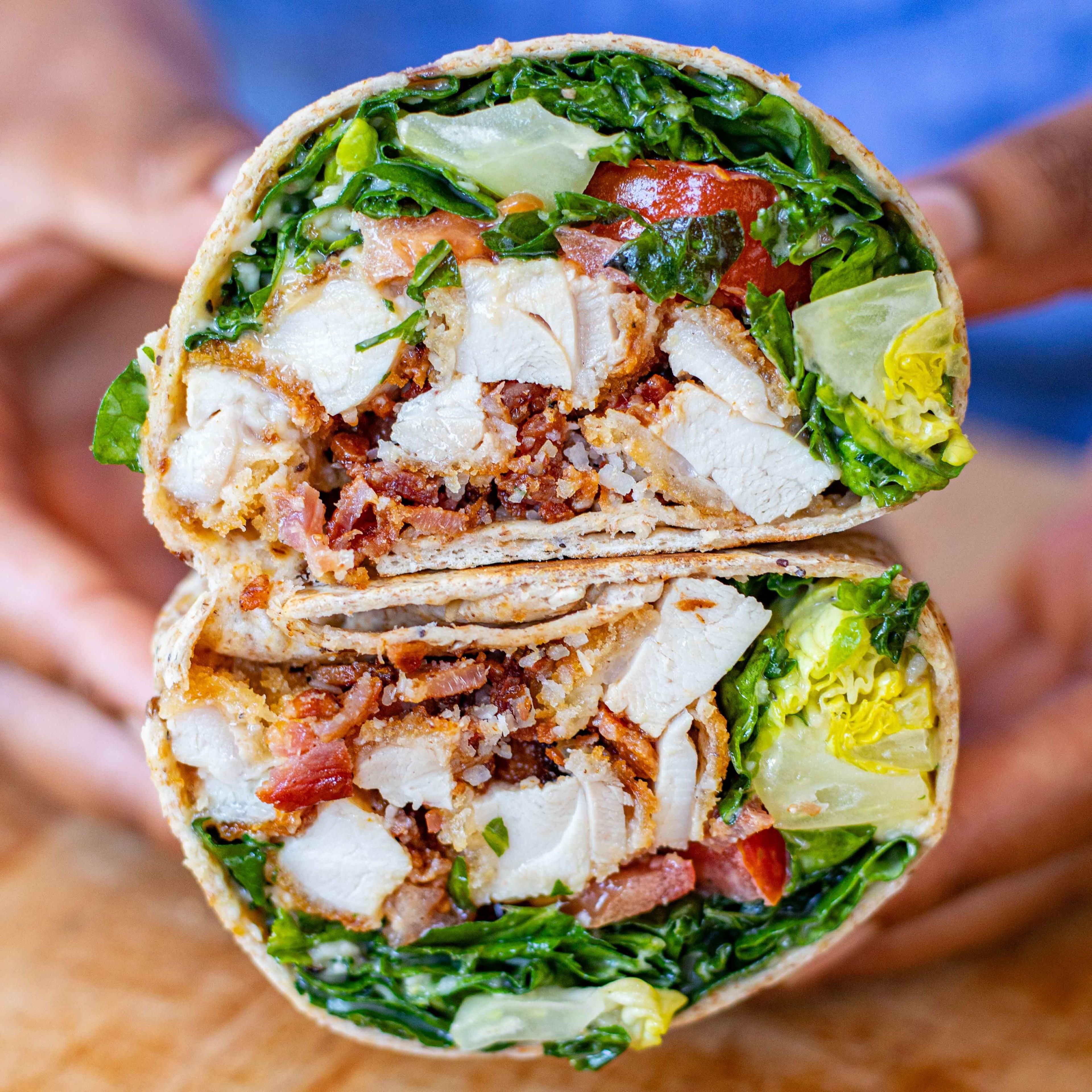 Crispy Chicken Caesar Wrap