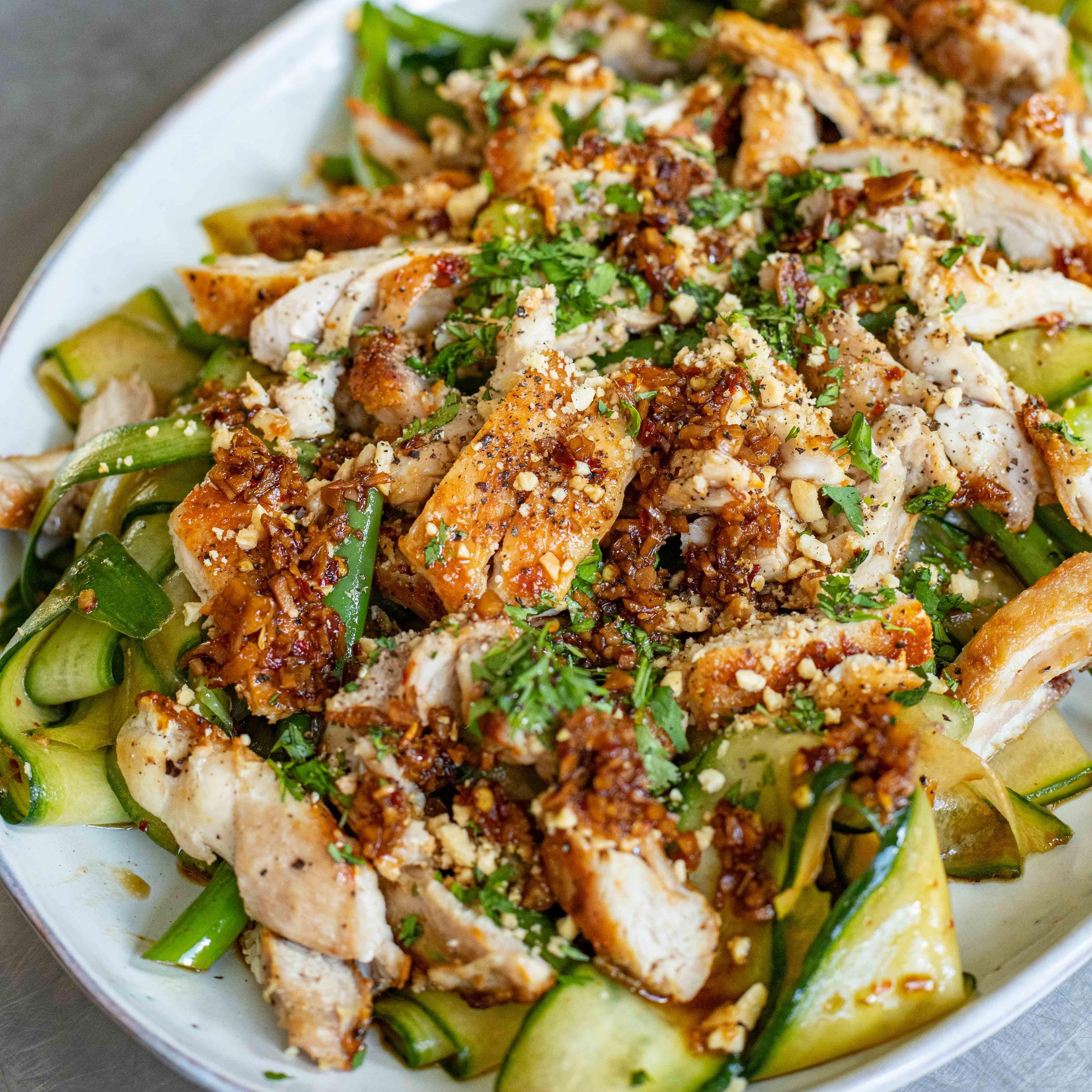 Crispy Chilli Chicken Salad Meal Plan