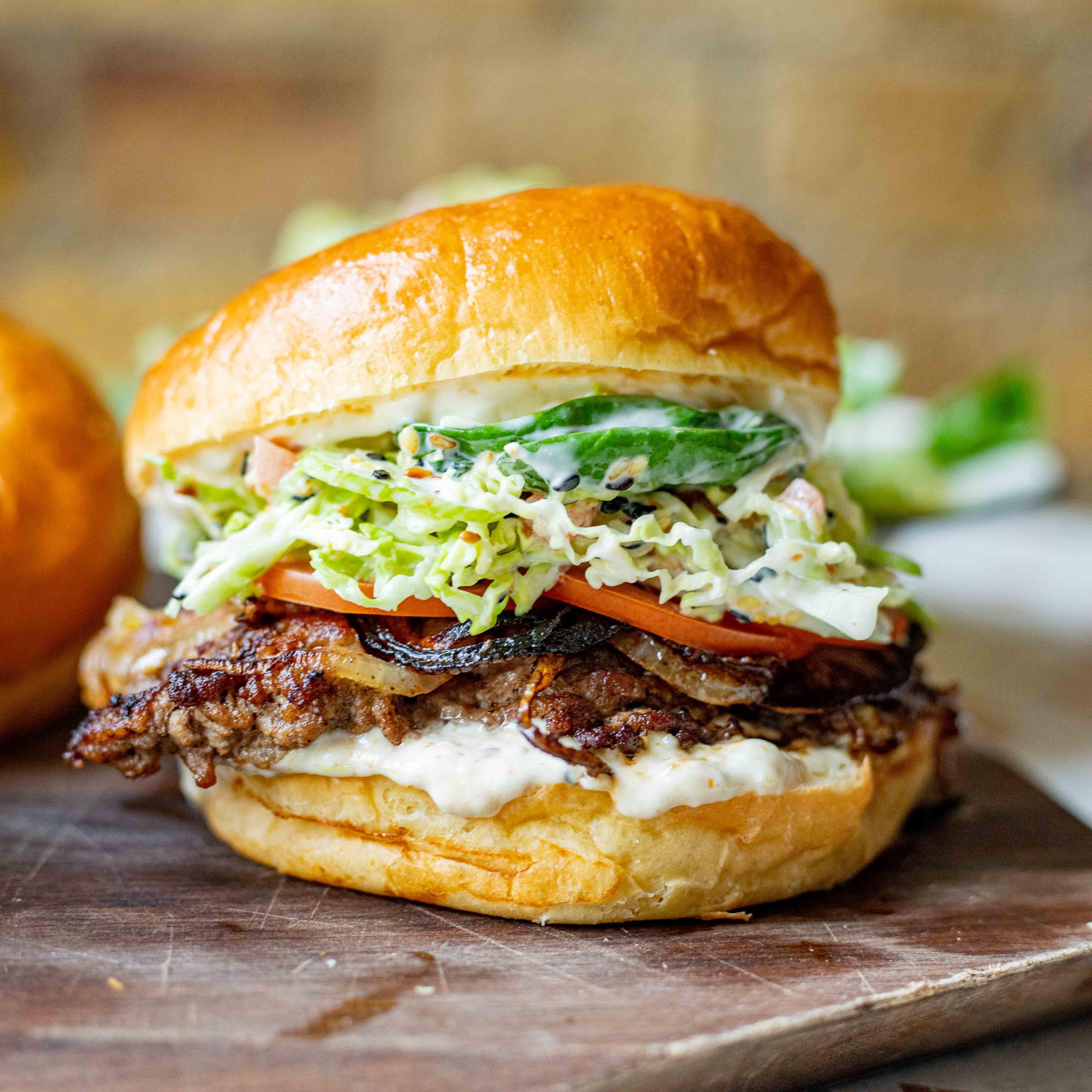 Crunchy Onion Smash Burgers