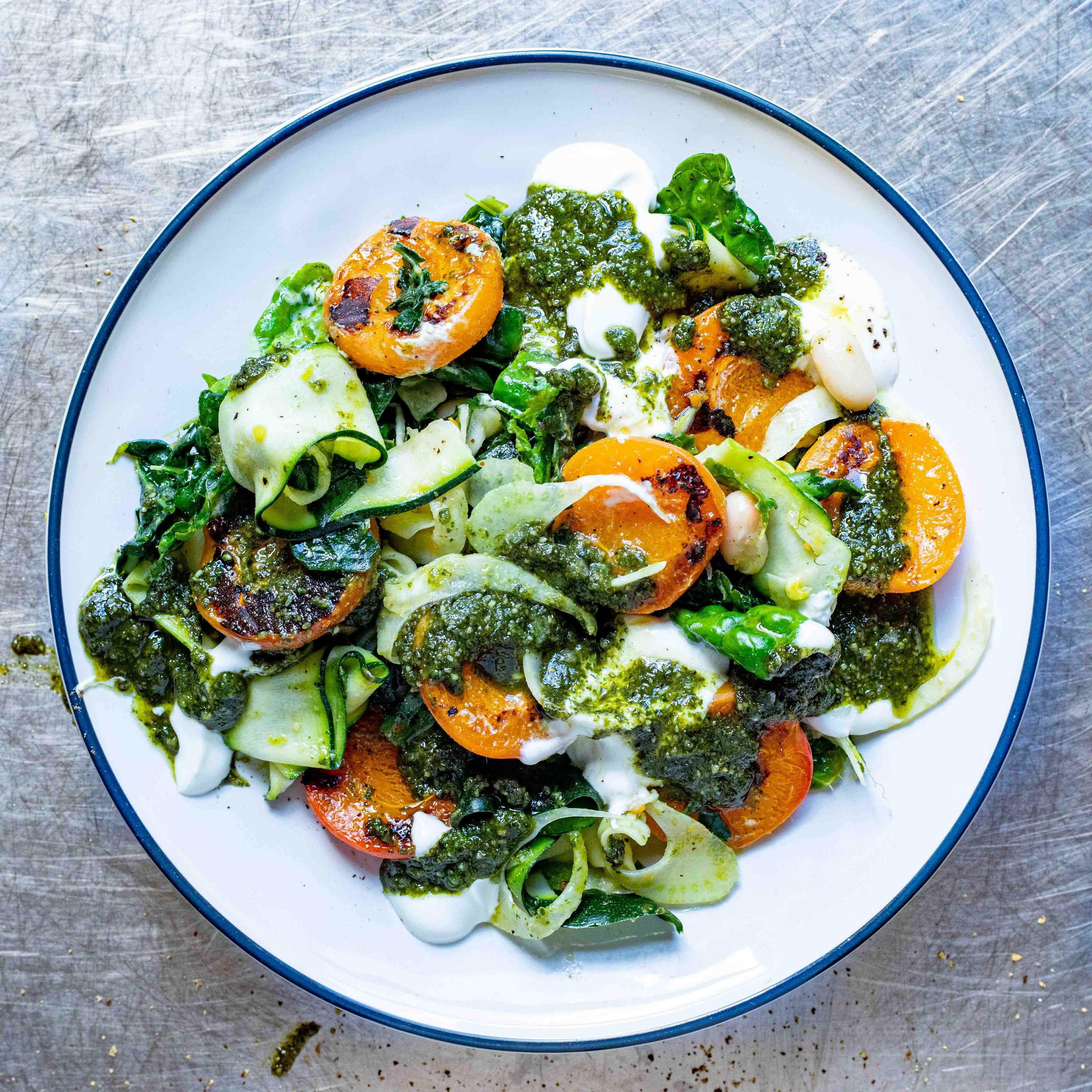 Hearty Grilled Apricot Salad