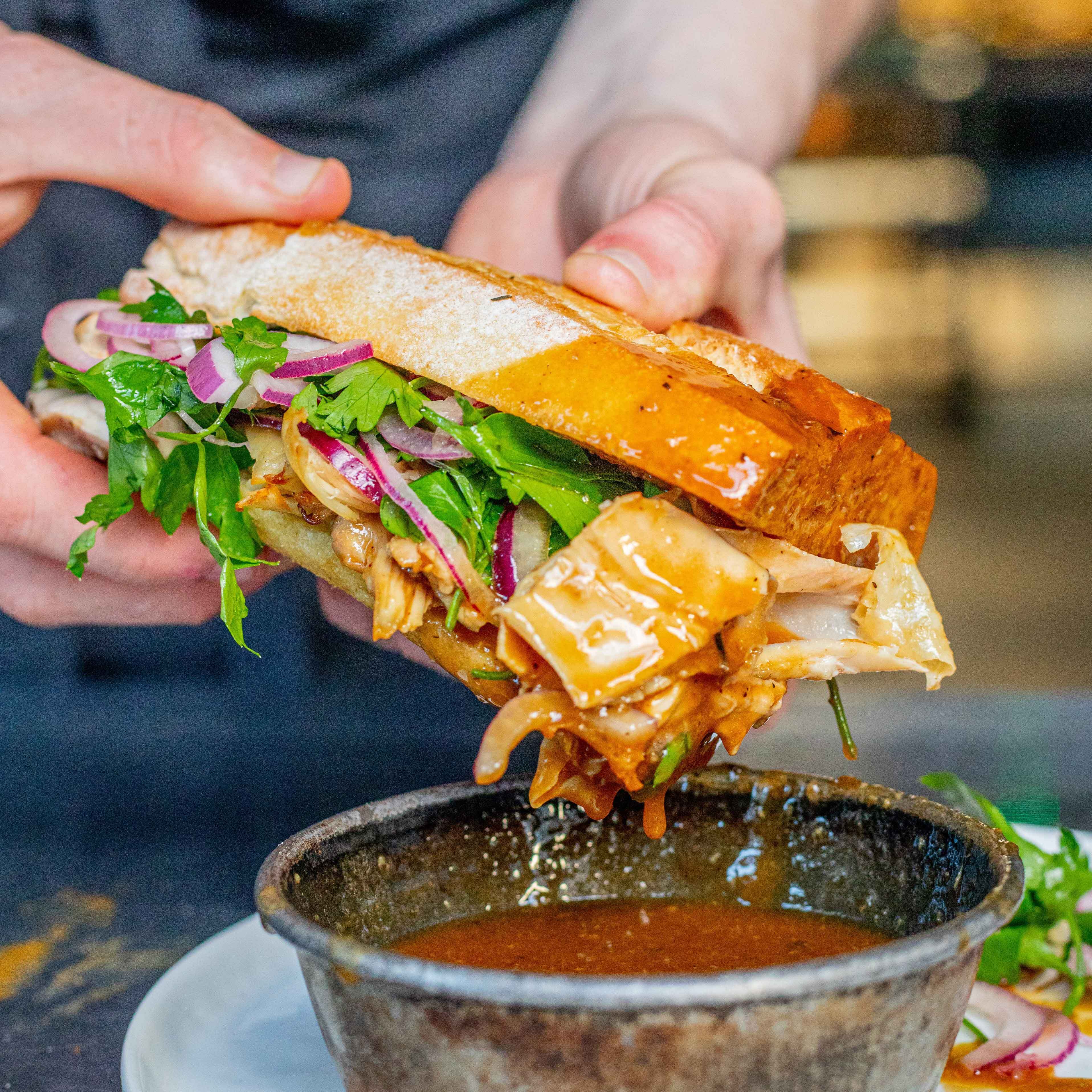 Hot Roast Chicken Sandwich