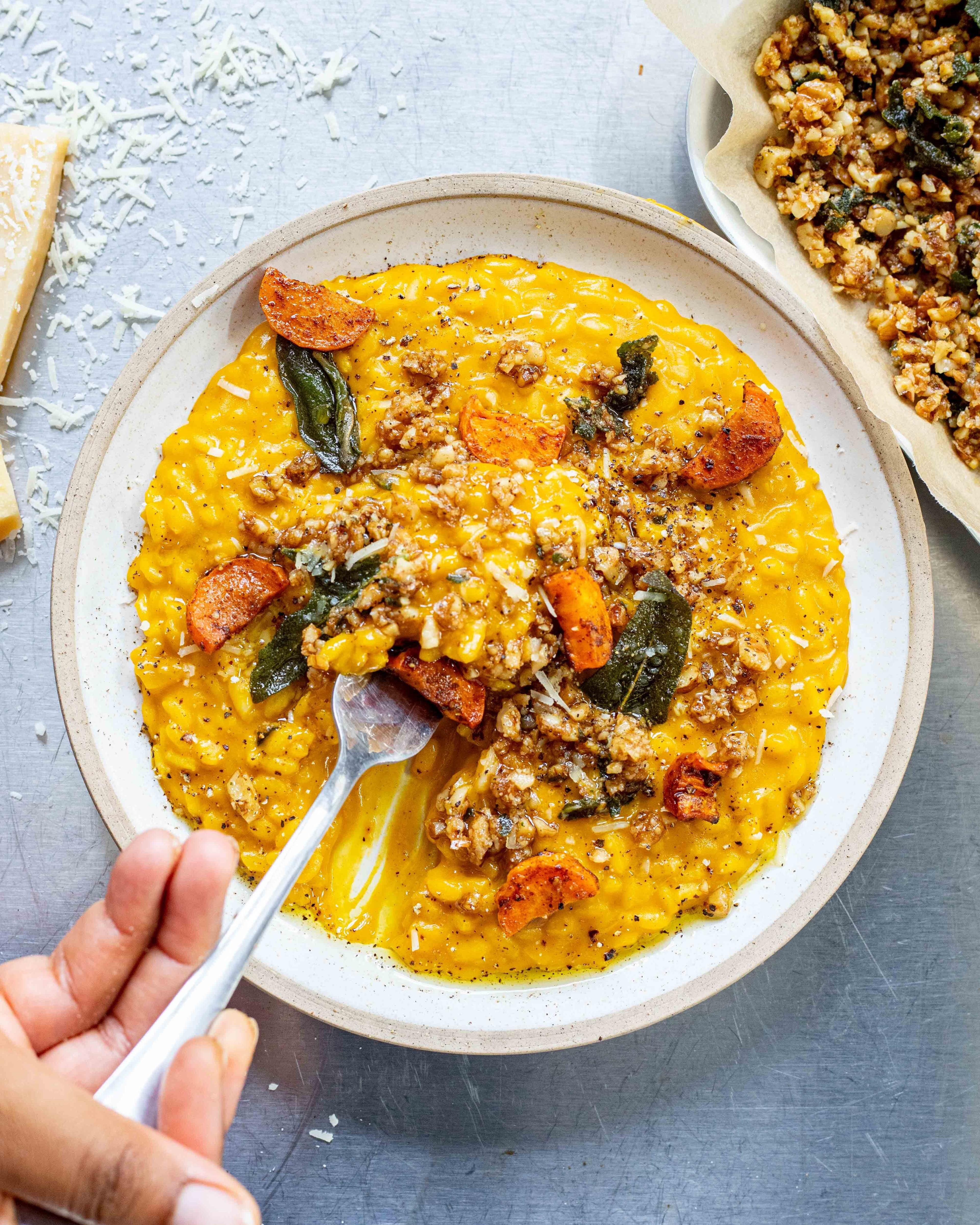 Spiced Carrot Risotto