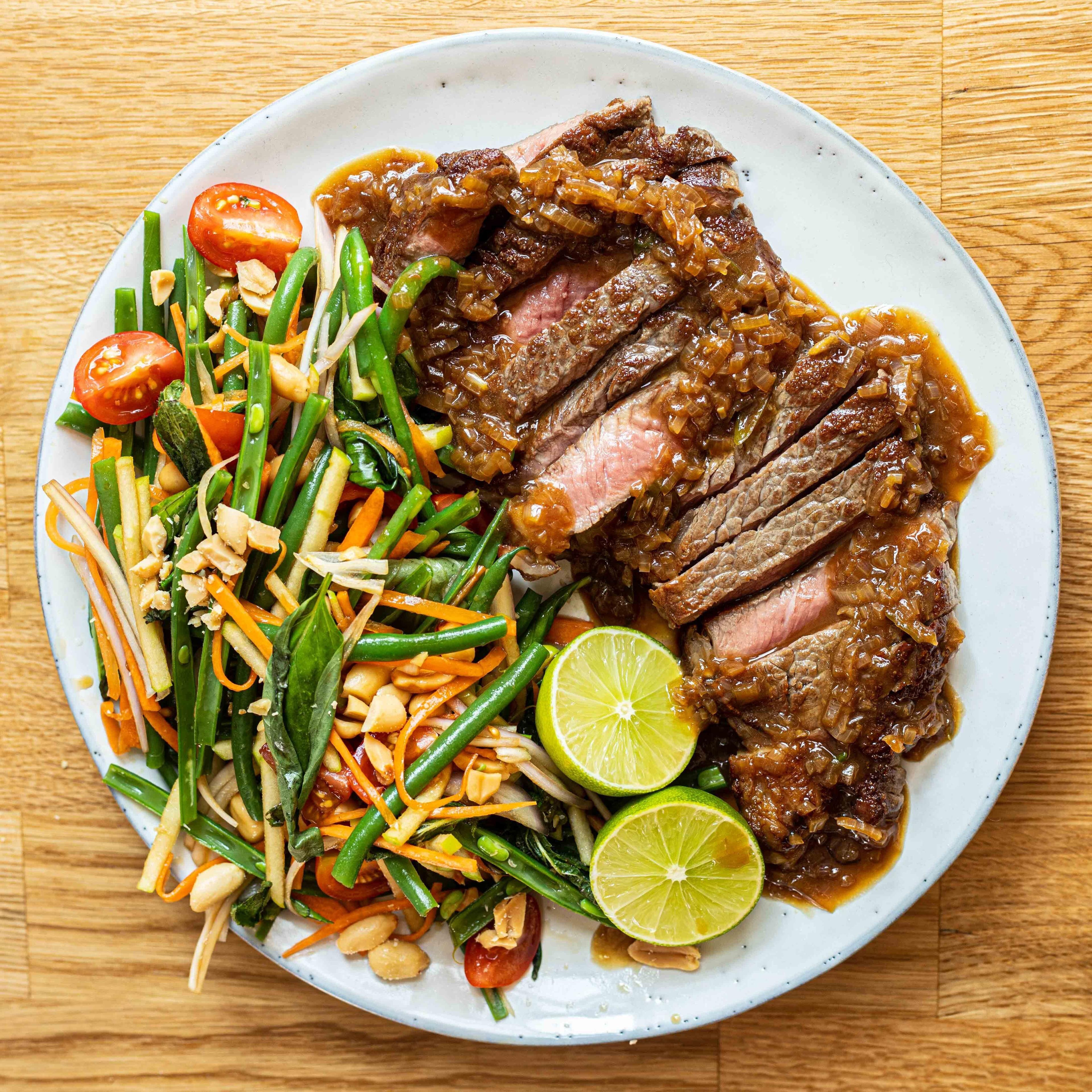 Steak Som Tamish Salad