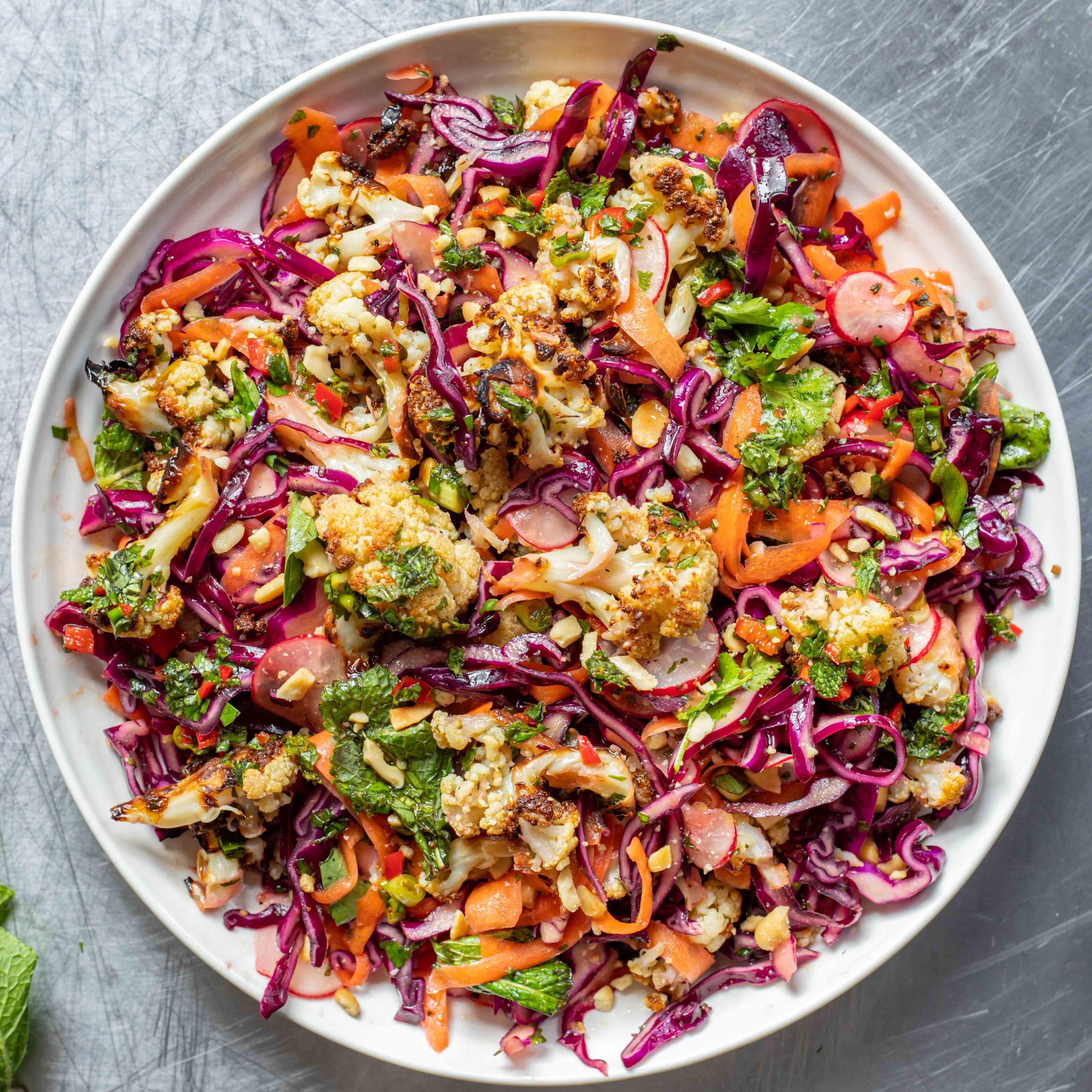 Cauliflower Peanut Salad