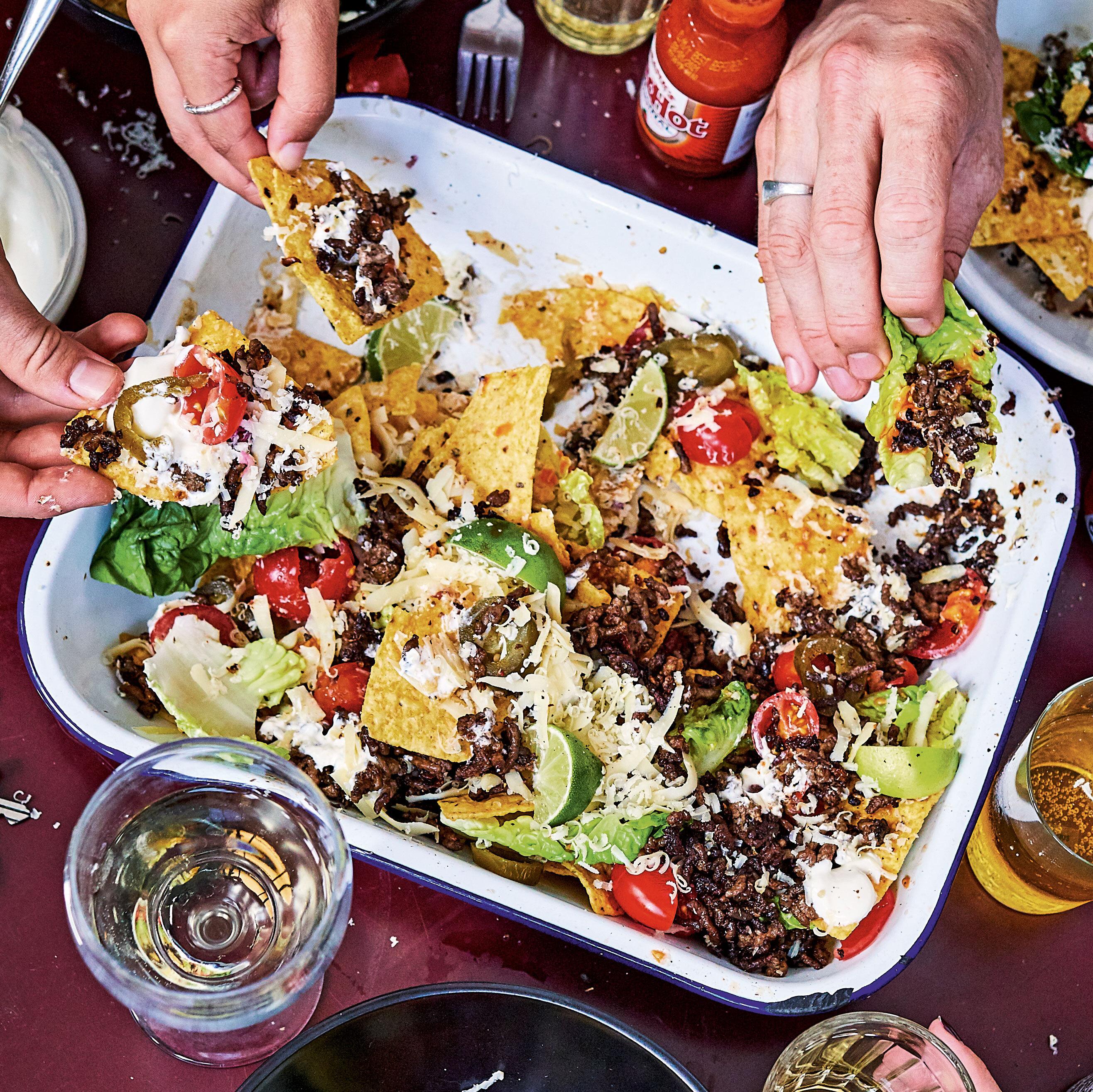 Crispy Taco Bell Style Nachos