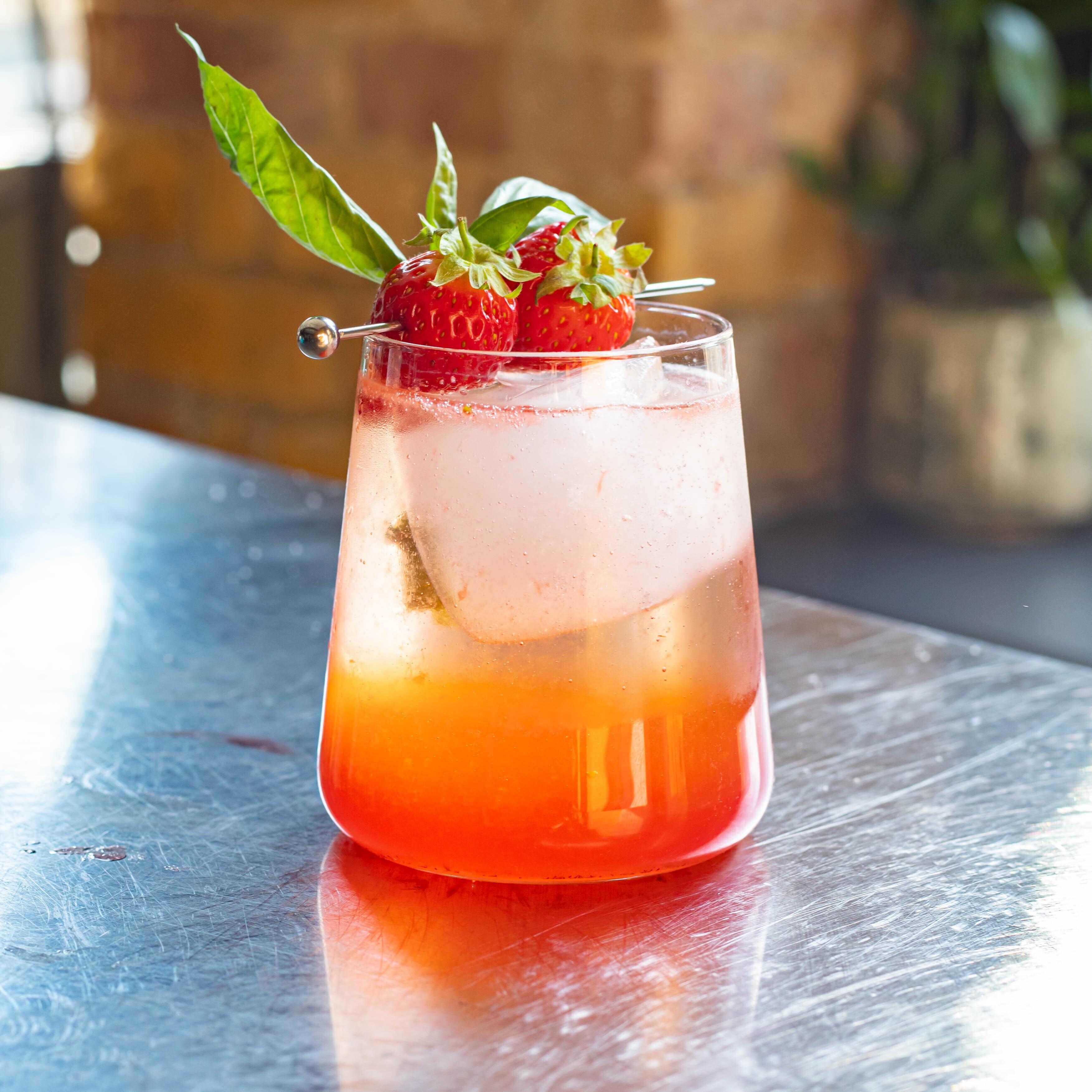 Strawberry Aperol Spritz