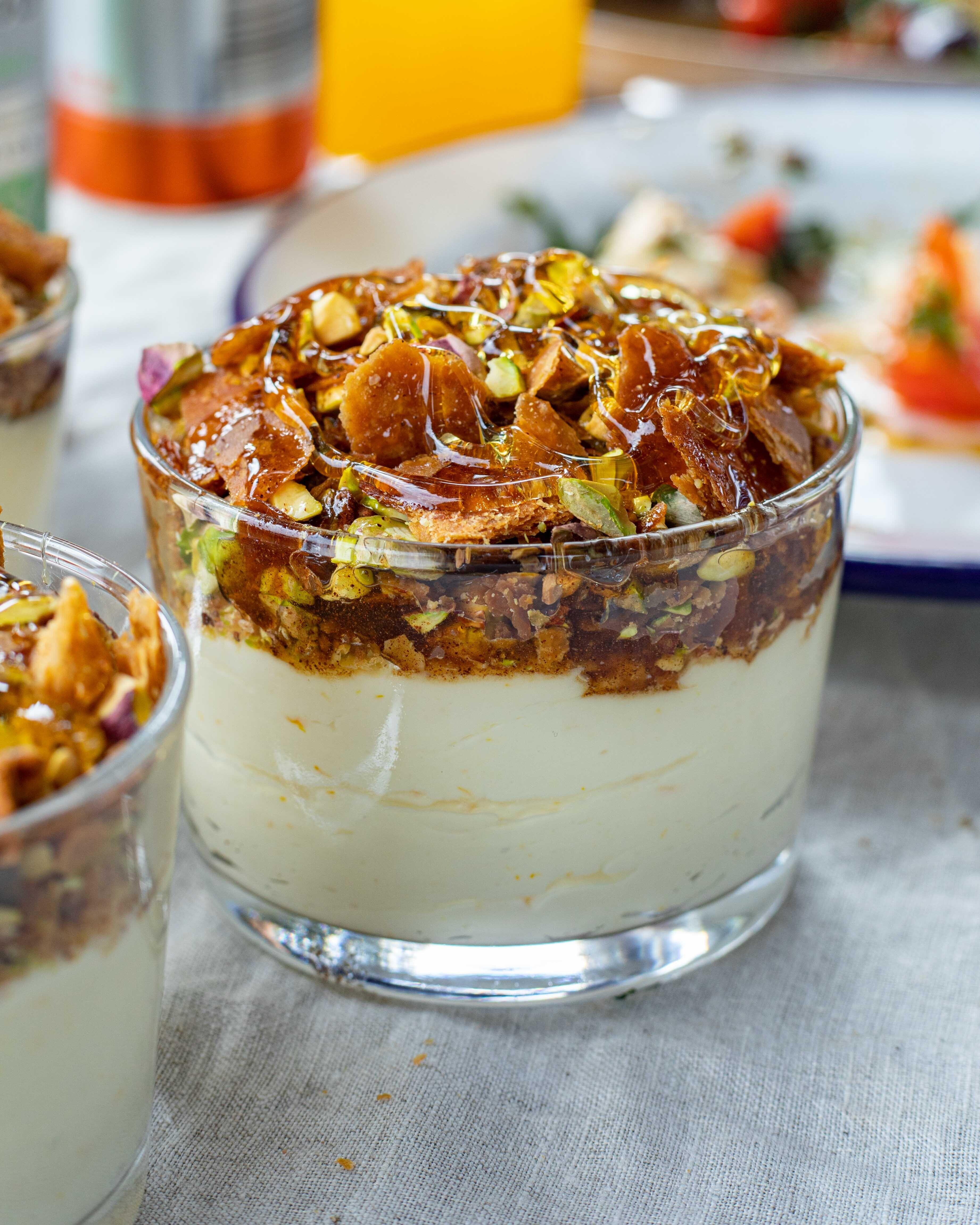 Baklava Cheesecake Pots