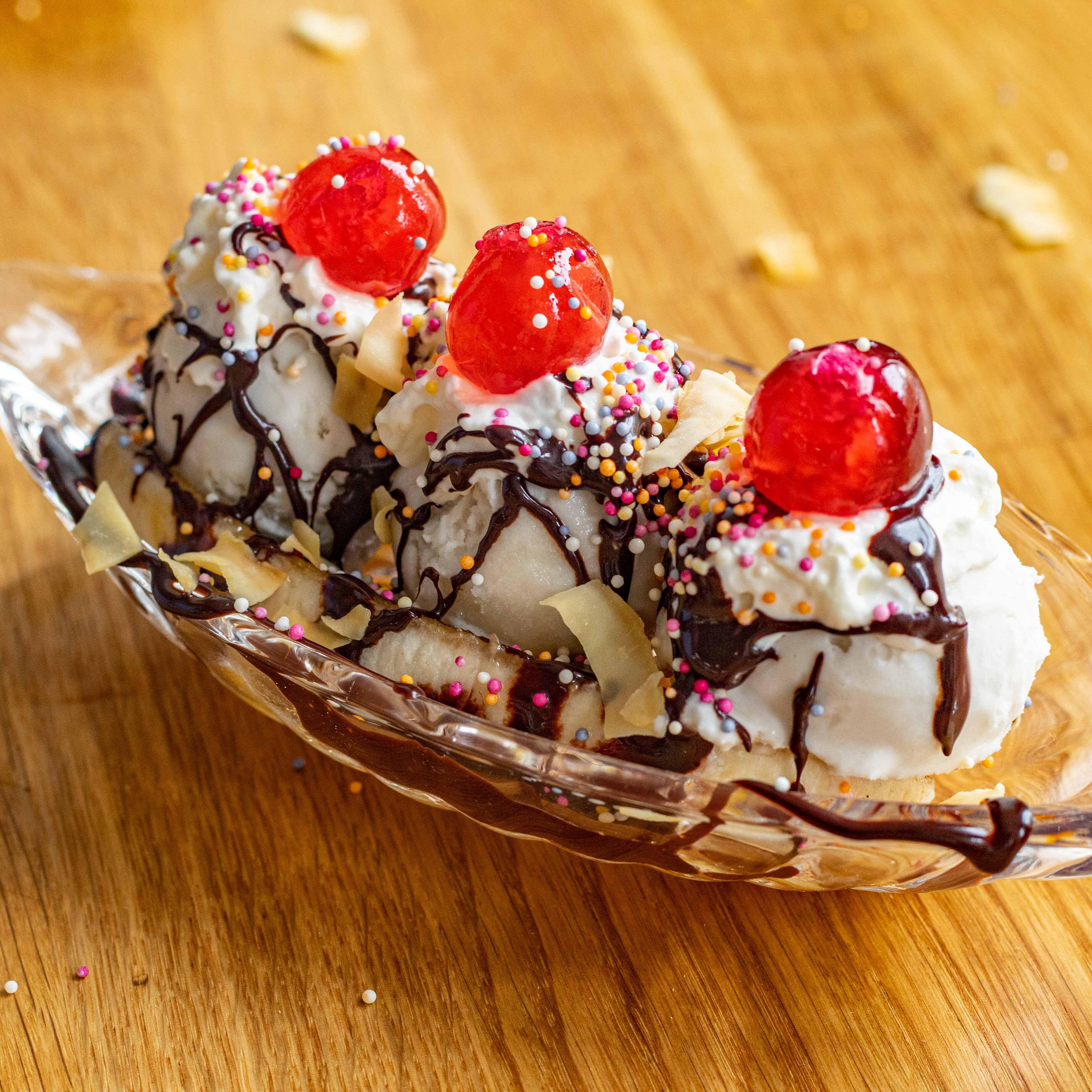 Caramelised Banana Split Spiced Rum Fudge