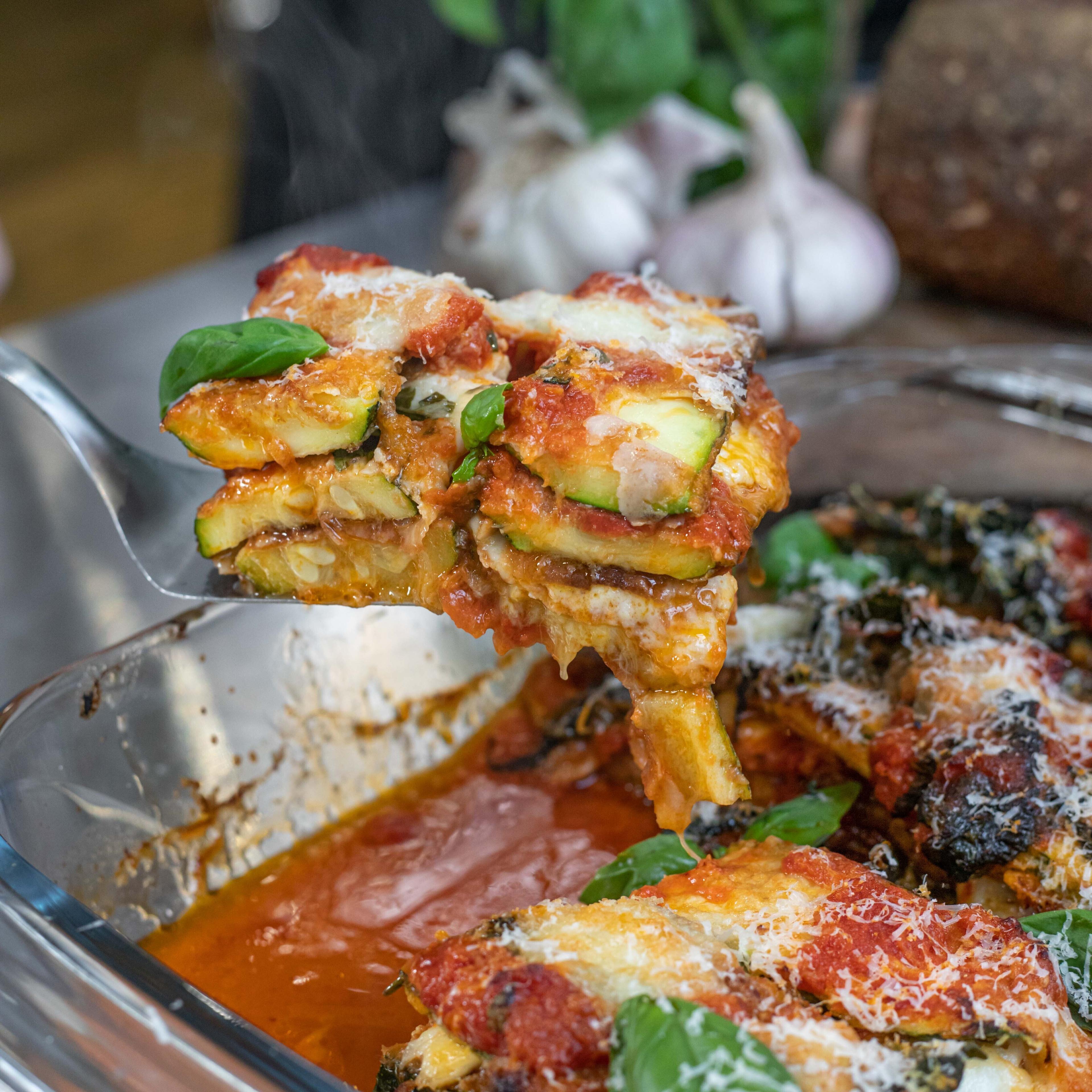 Courgette Parmigiana