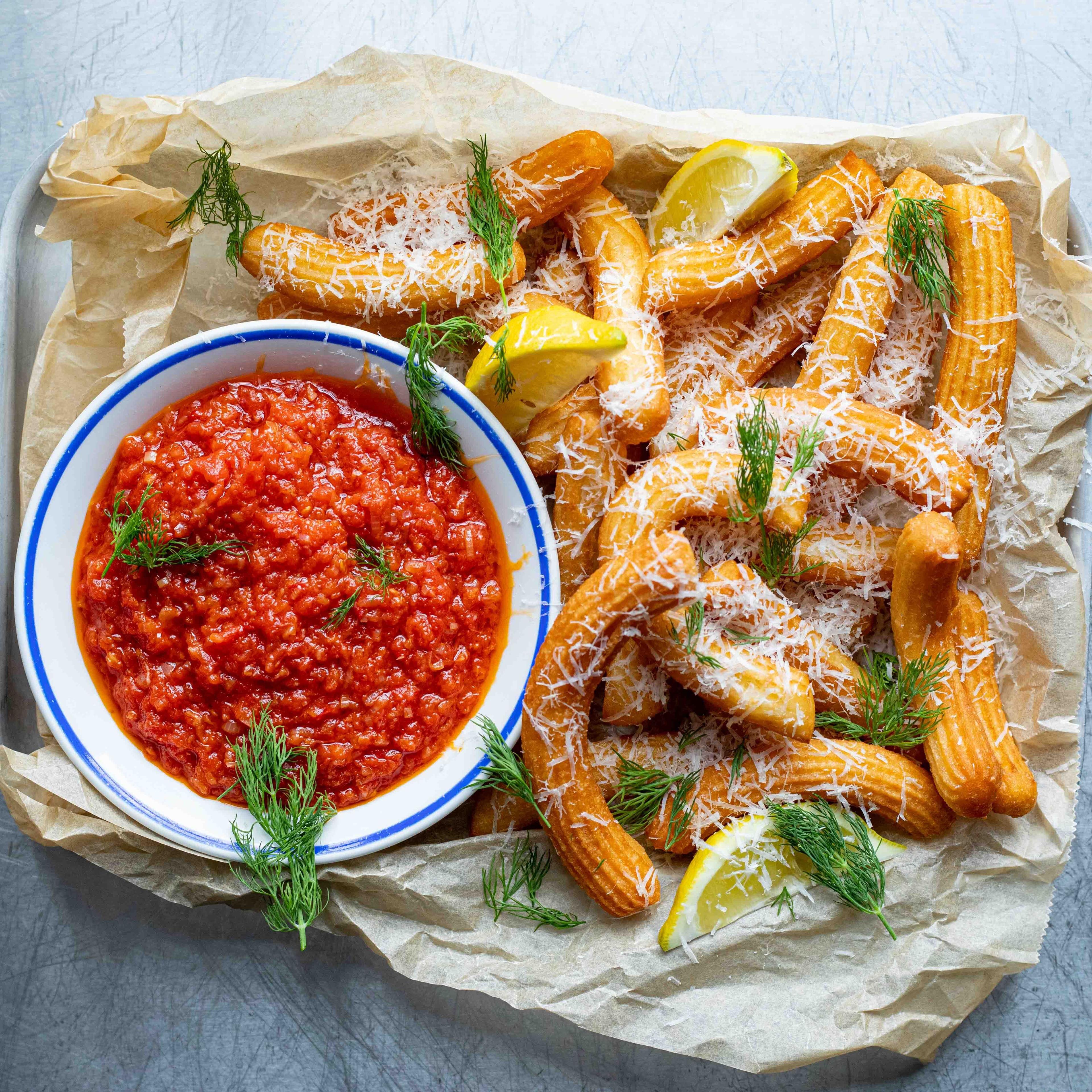 Parmesan Churros