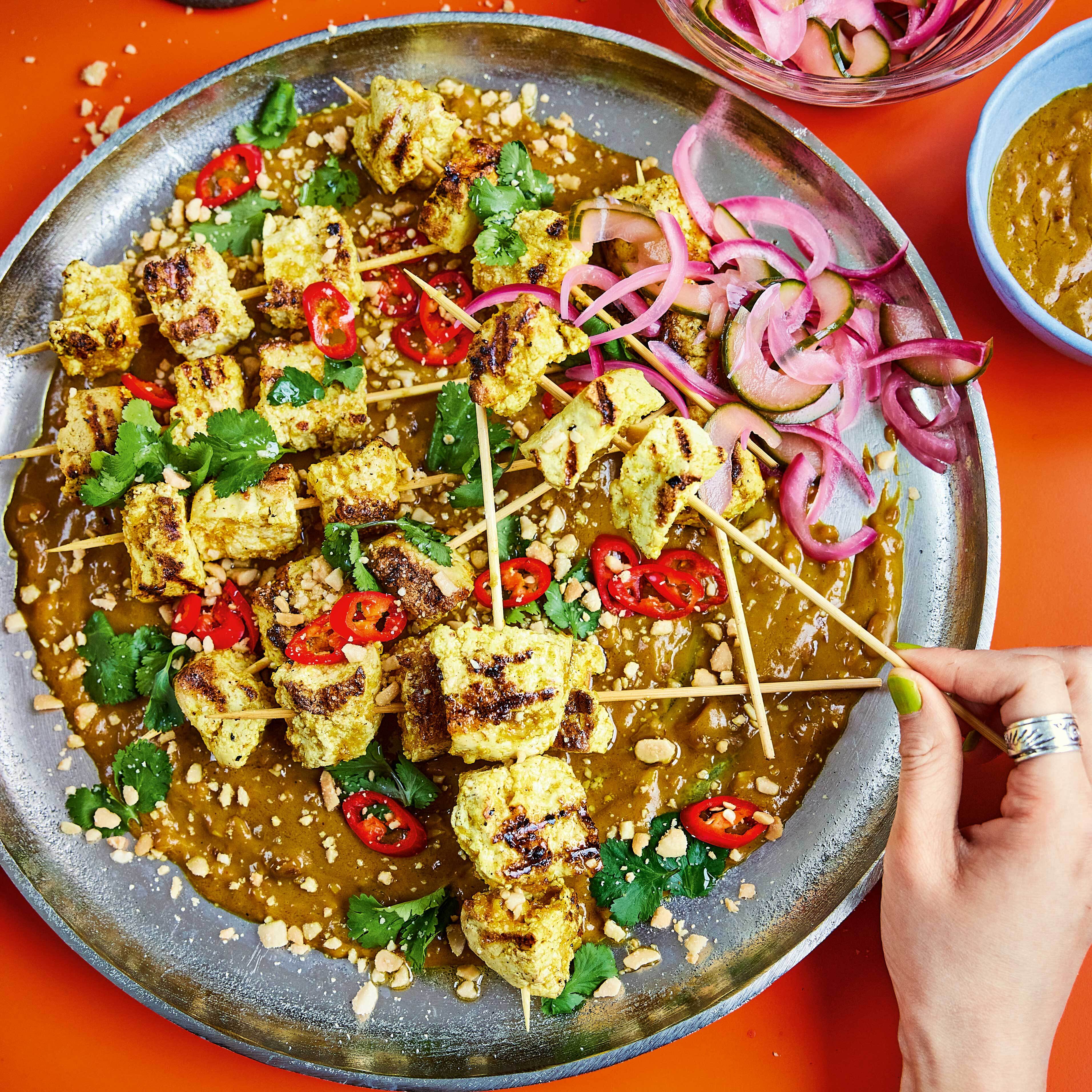 Tofu Satay Skewers