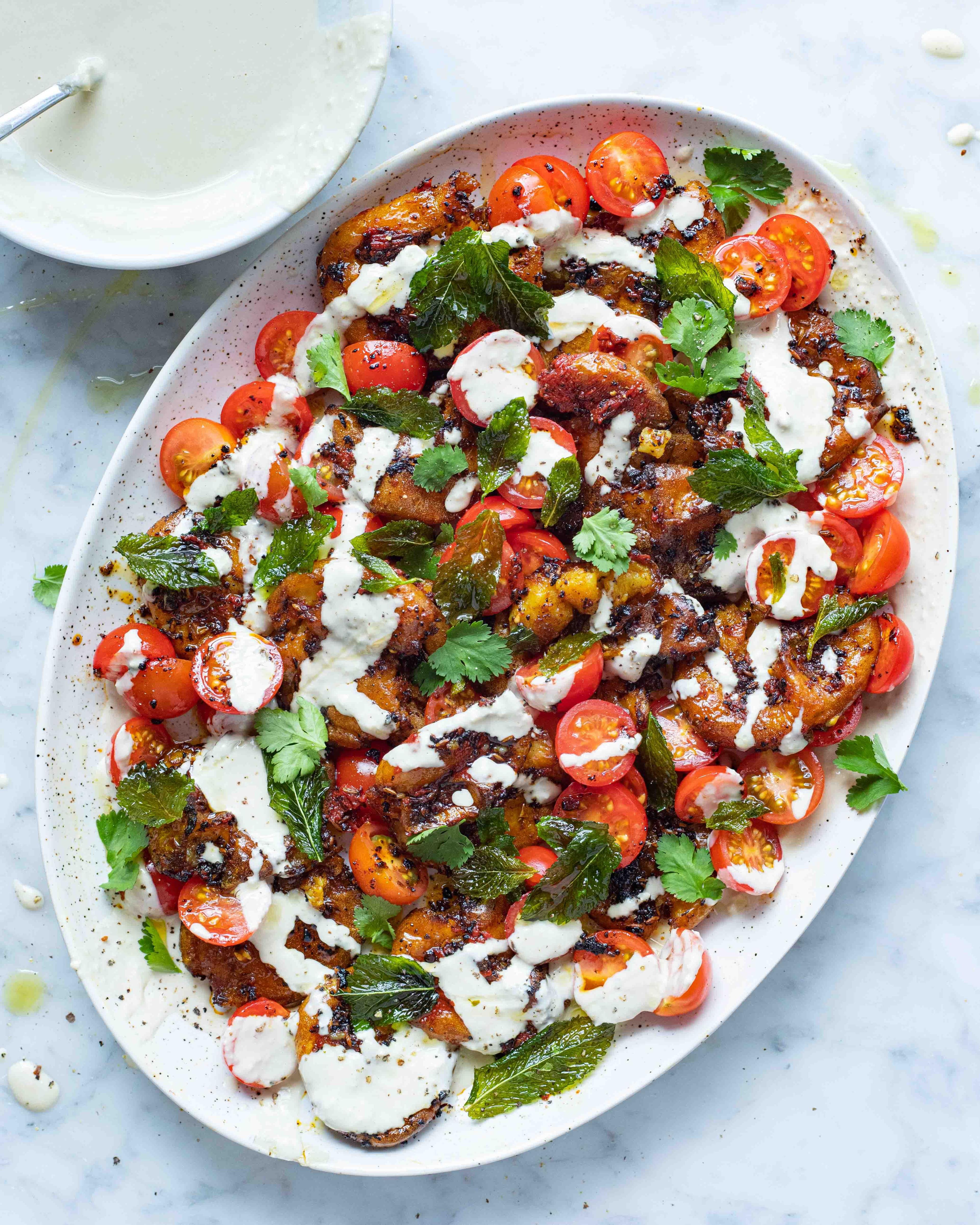 Tomato Mint Salad With Spicy Paprika Vinaigrette Recipe