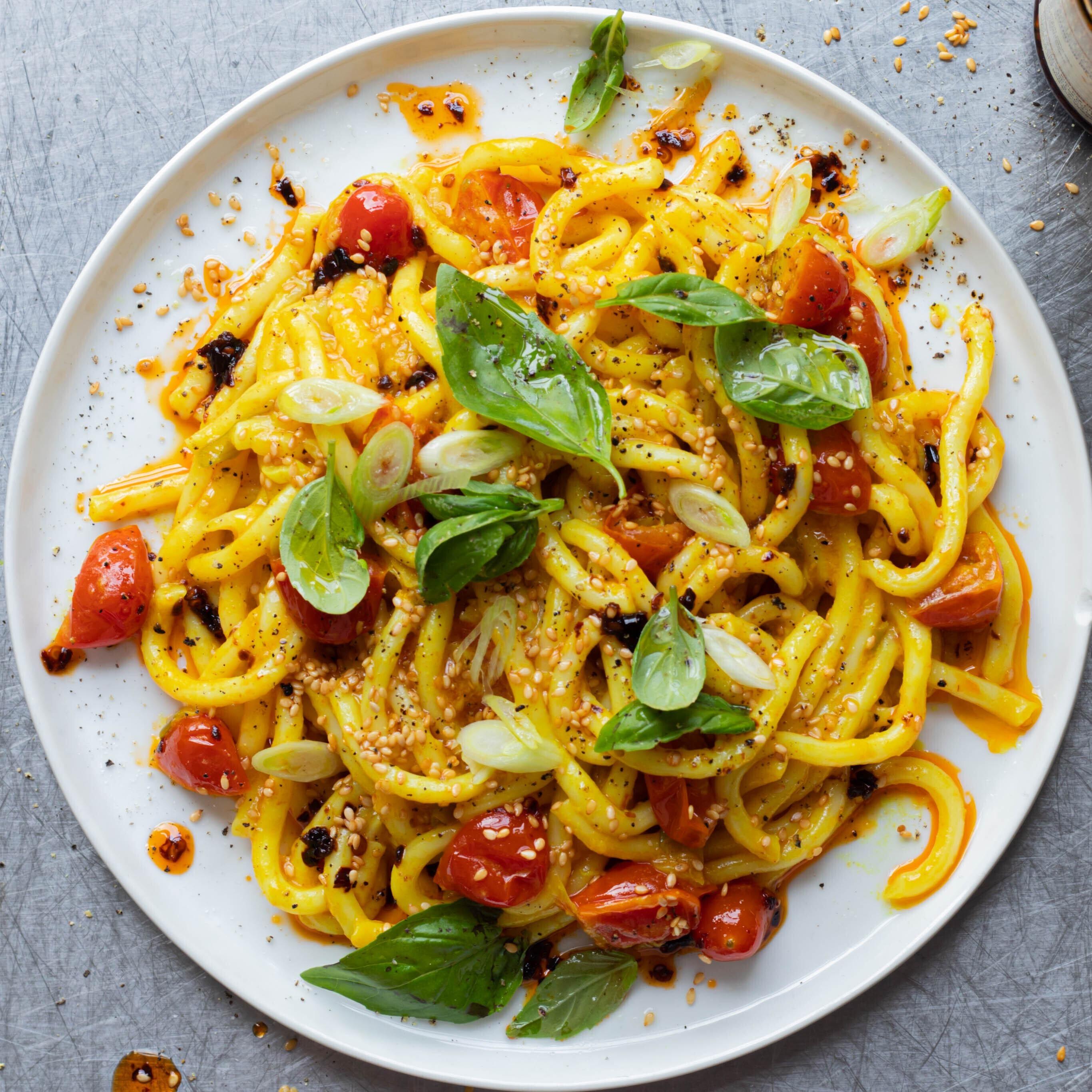 Turmeric Tomato Noodles