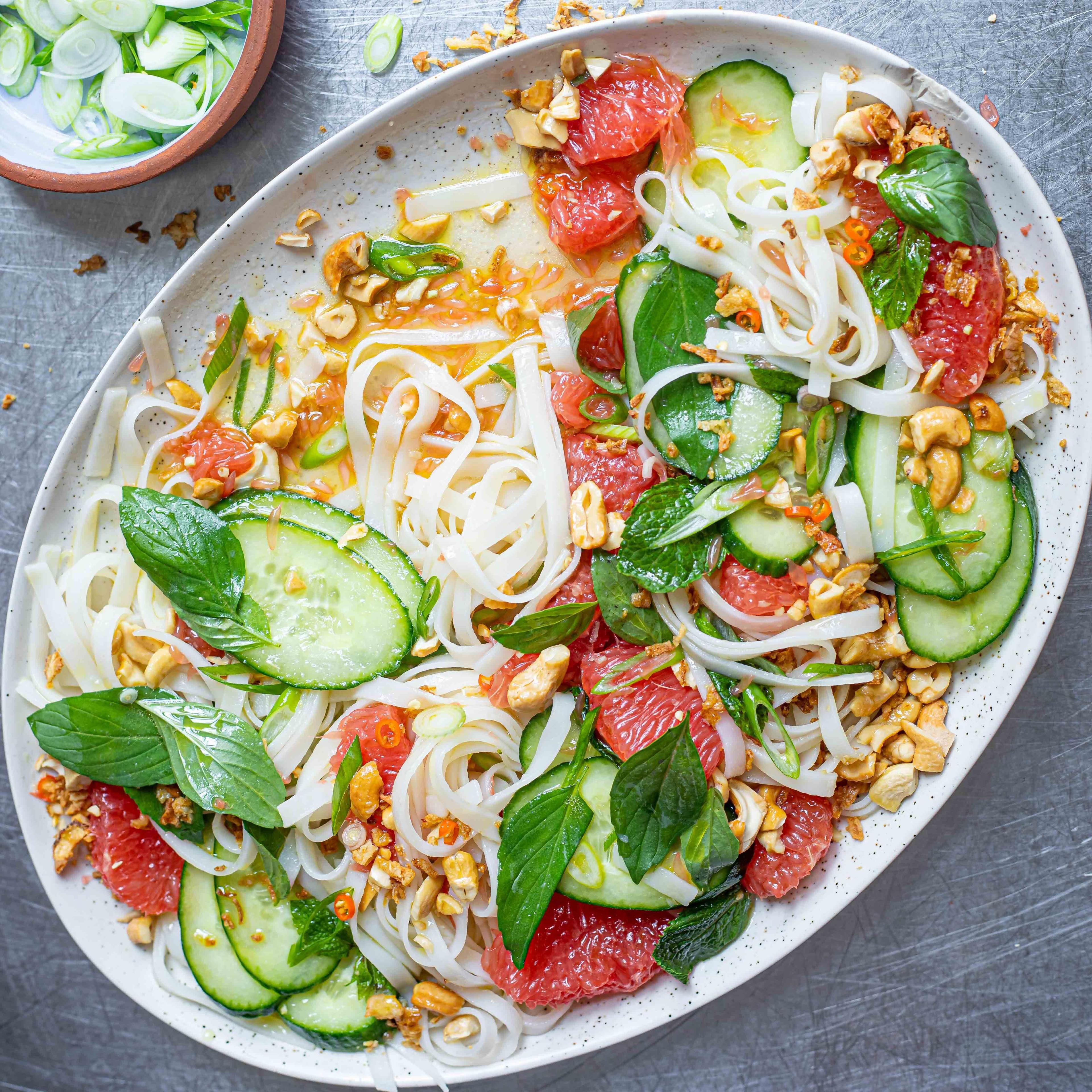 Grapefruit Rice Noodle Salad