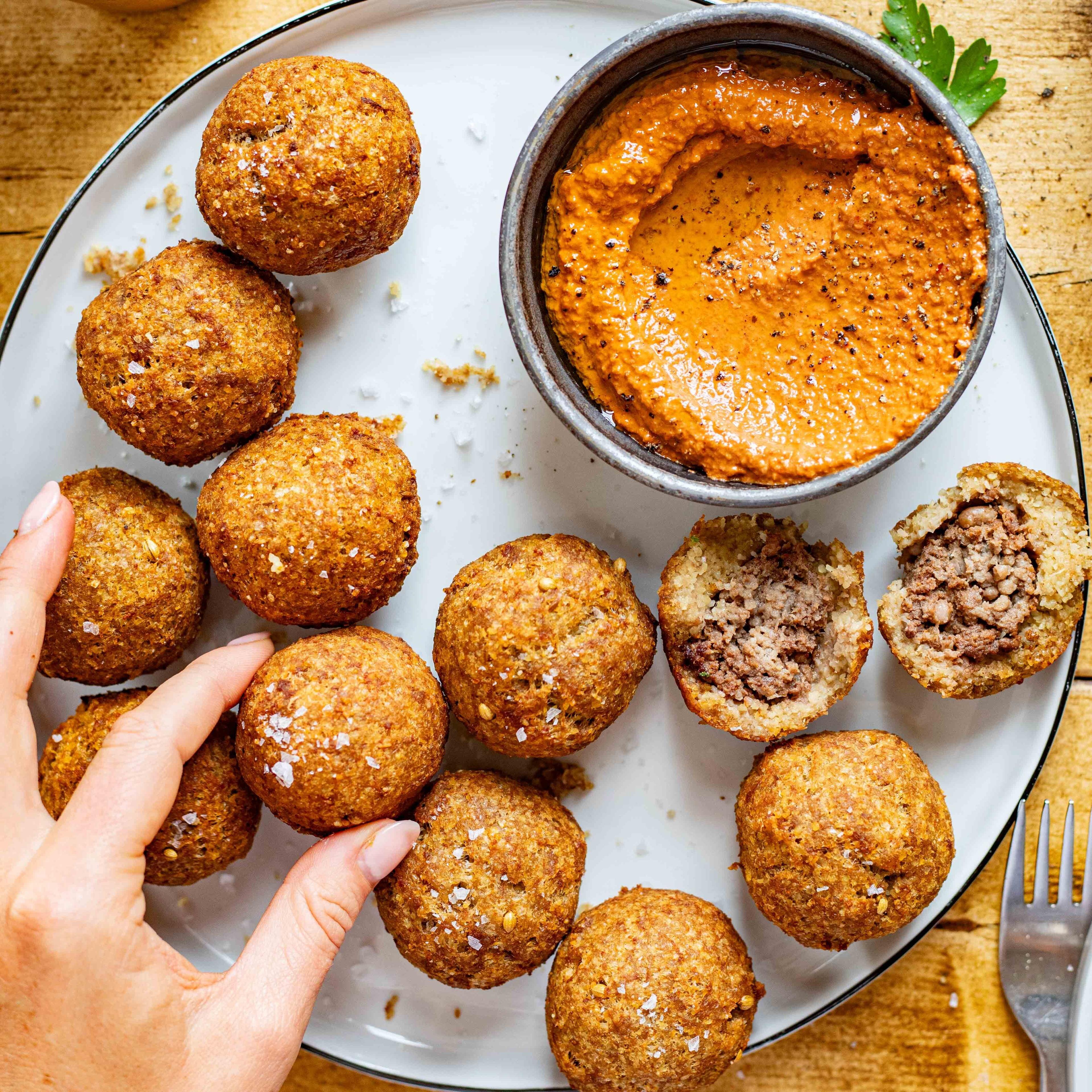 Kibbeh Spiced Bulgur Beef Croquettes Recipe