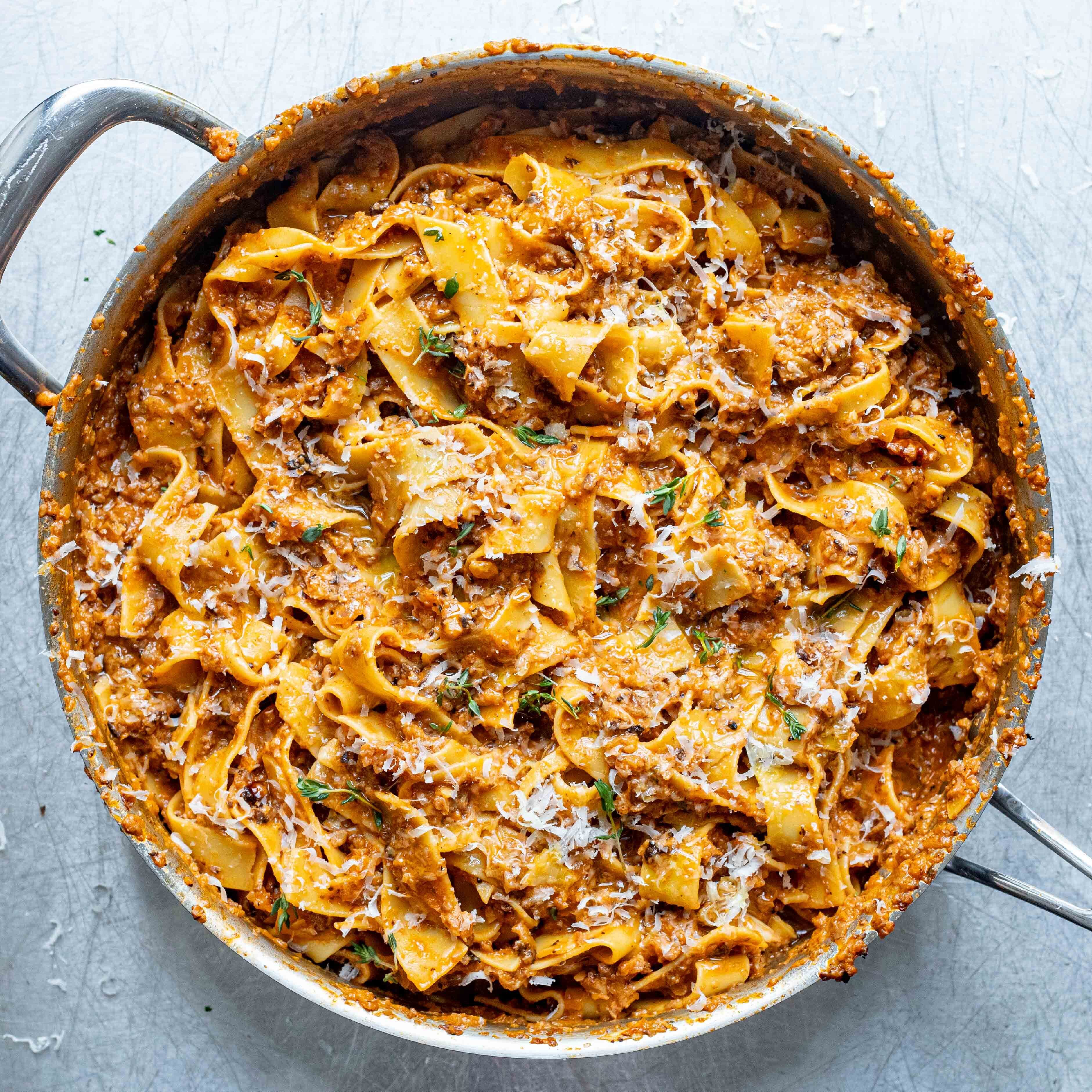 Cauliflower Mushroom Walnut Bolognese