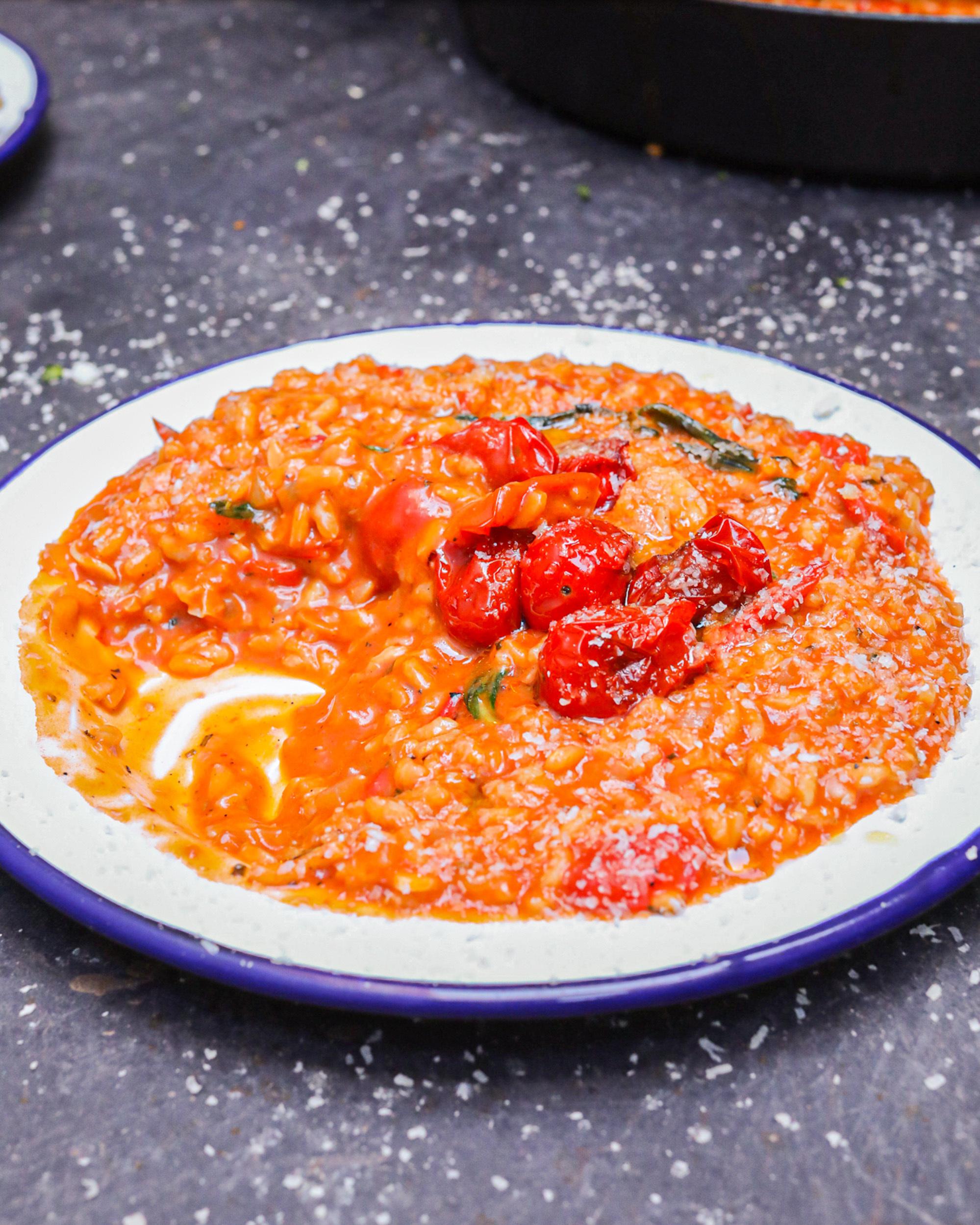 Cherry Tomato Risotto