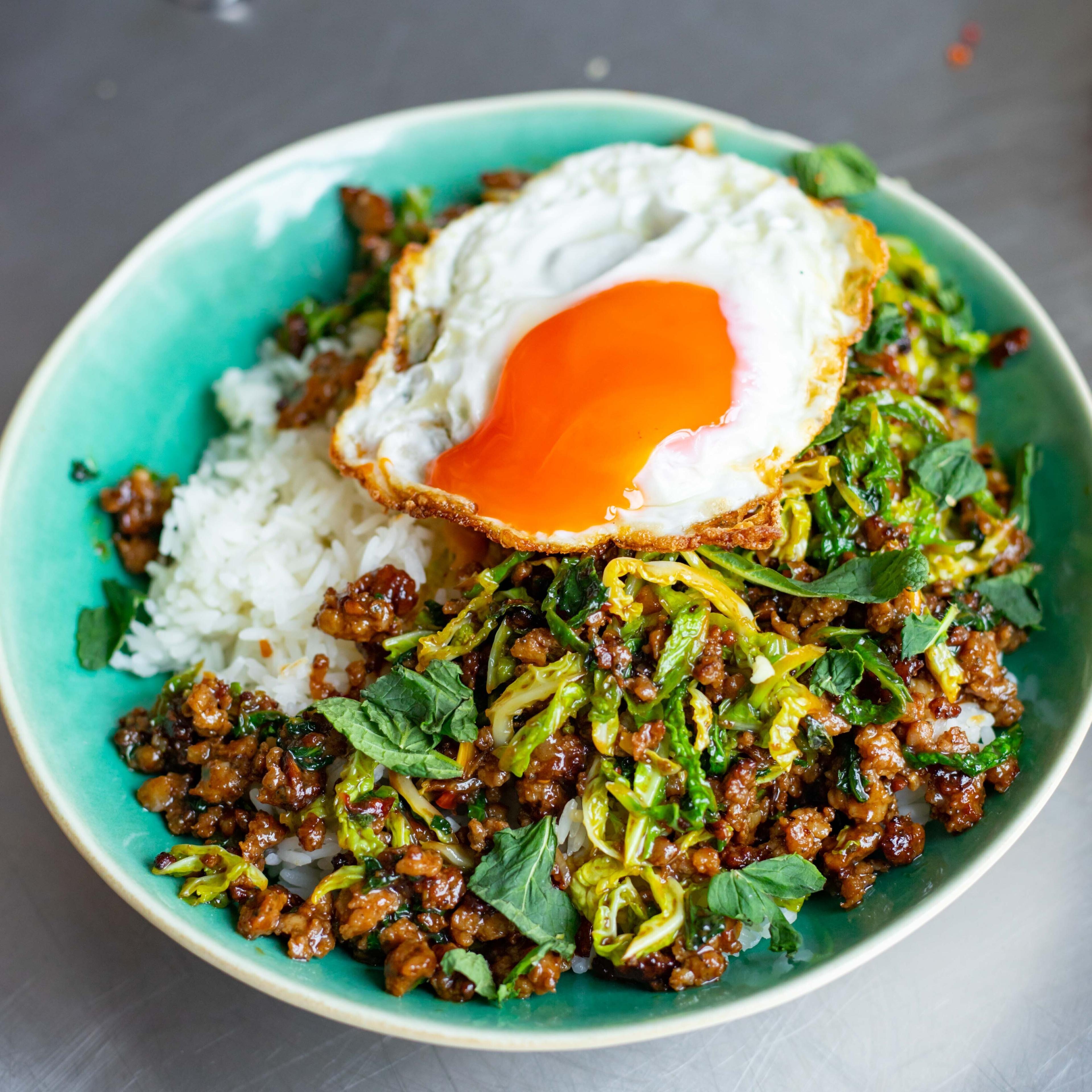 Crispy Chilli and Mint Pork