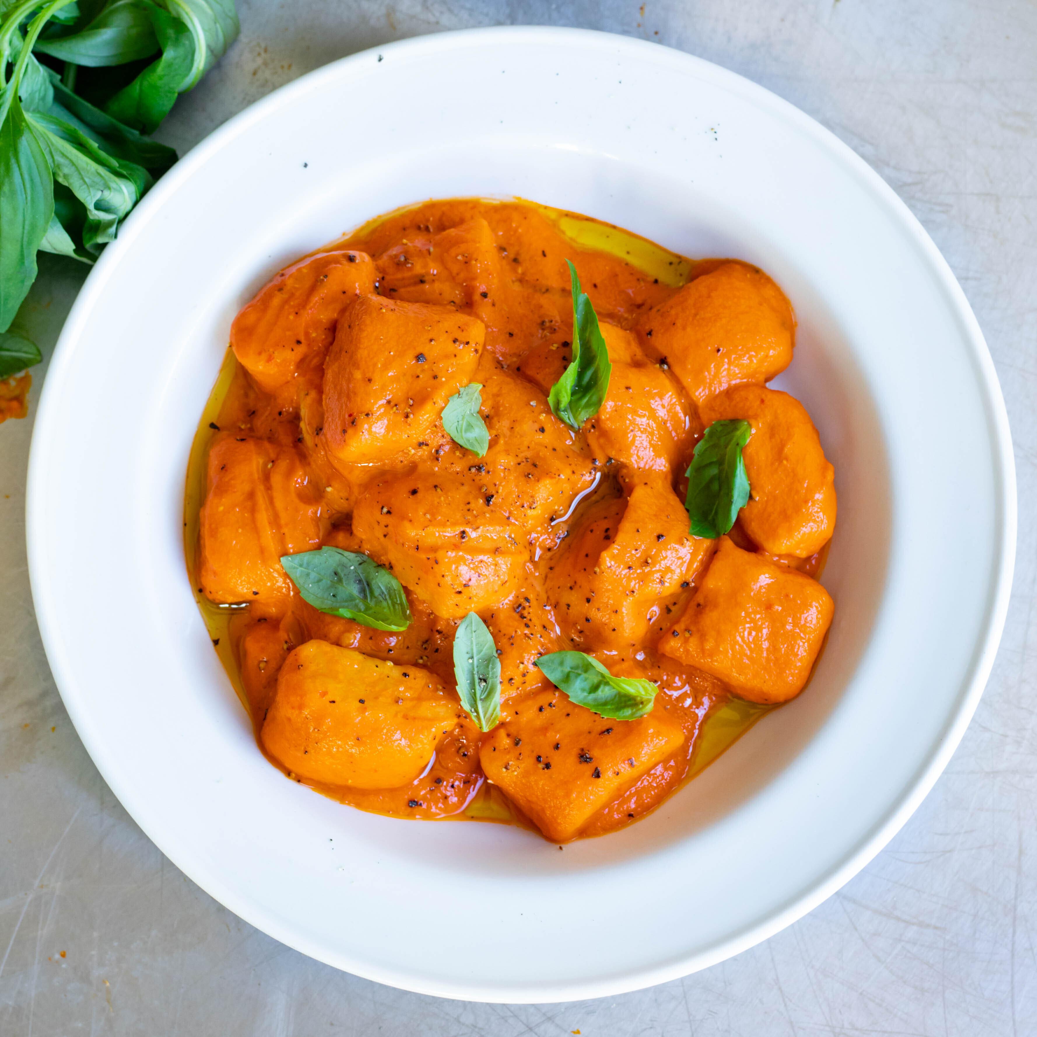 Harissa and Tomato Gnocchi