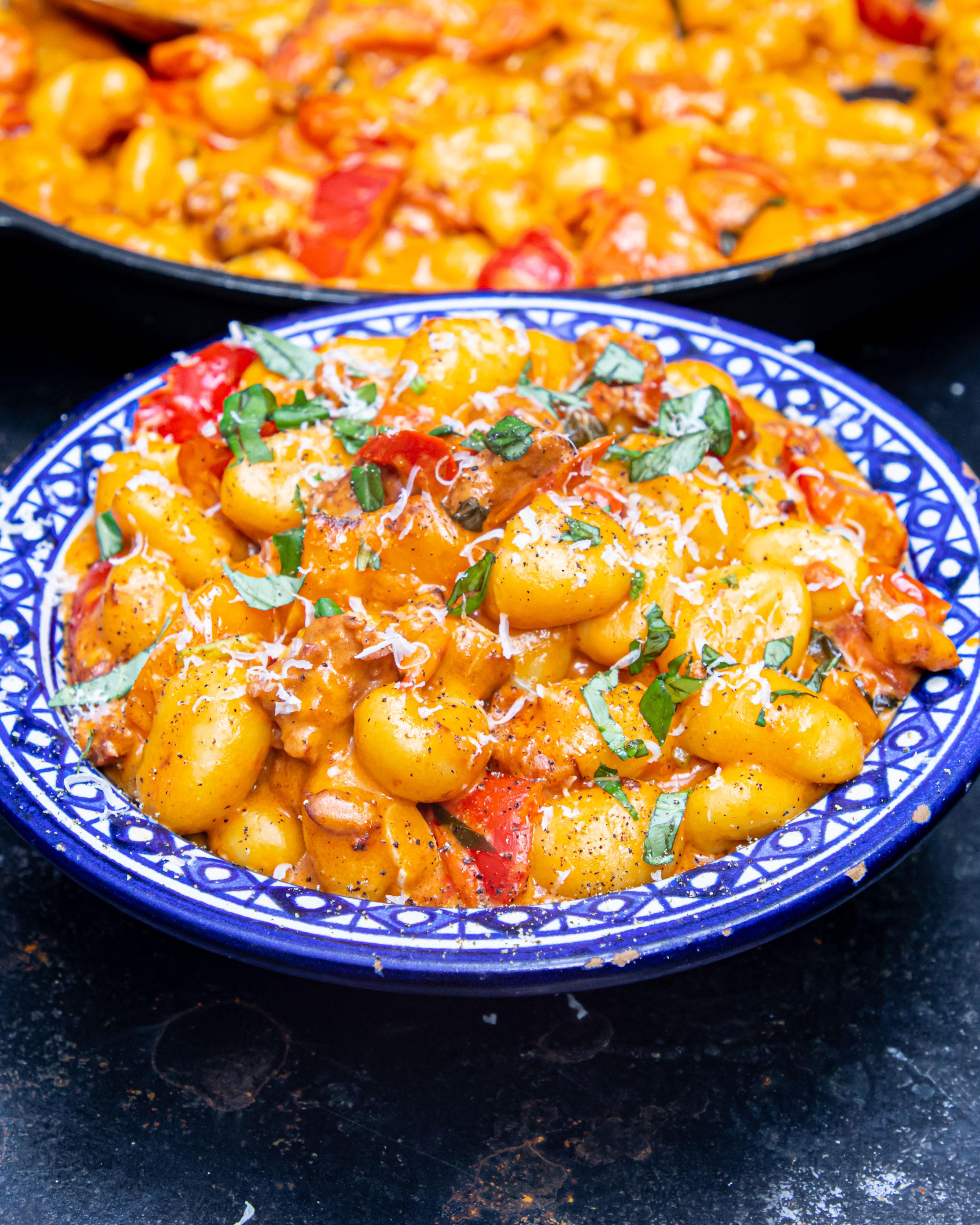 One Pan Chorizo Gnocchi